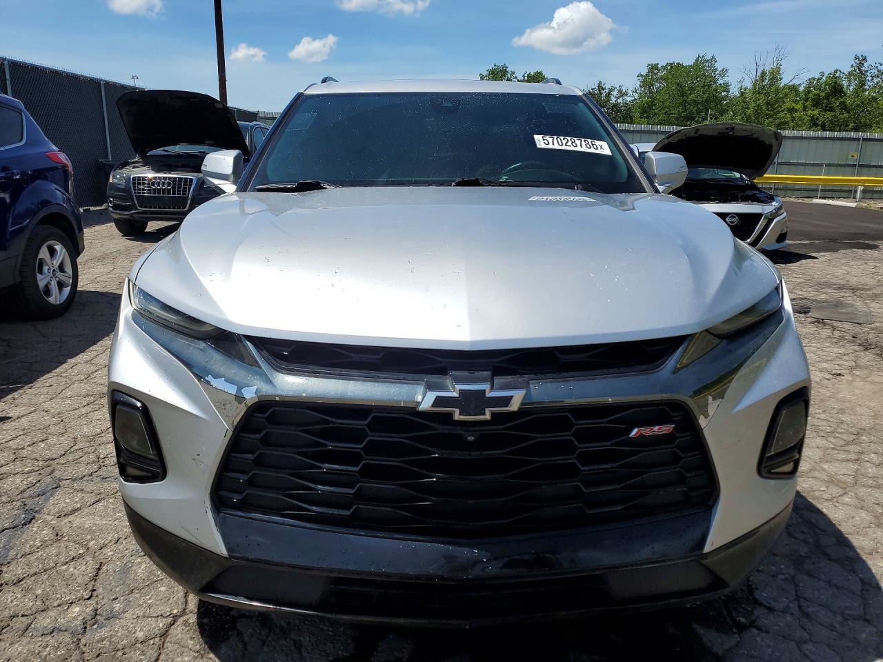 2020 Chevrolet Blazer Rs Silver vin: 3GNKBKRS1LS642640