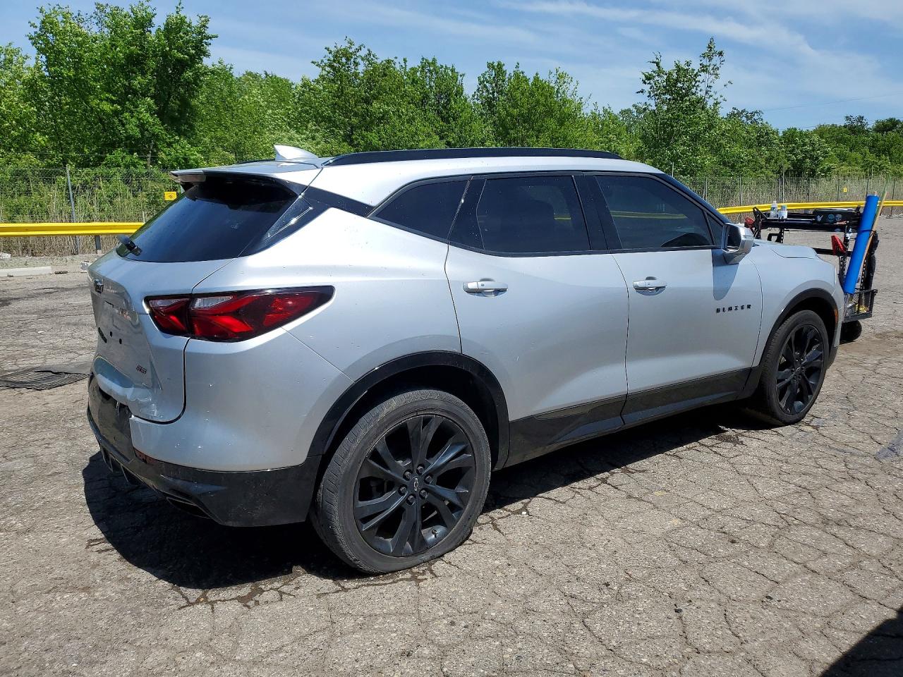 2020 Chevrolet Blazer Rs Silver vin: 3GNKBKRS1LS642640