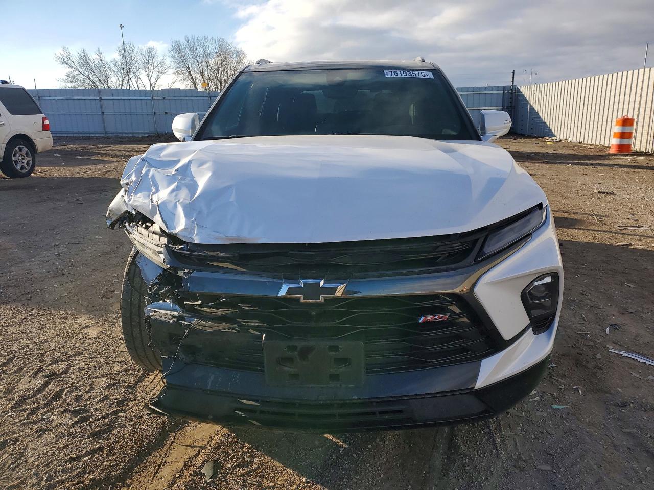 2023 Chevrolet Blazer Rs White vin: 3GNKBKRS2PS188677