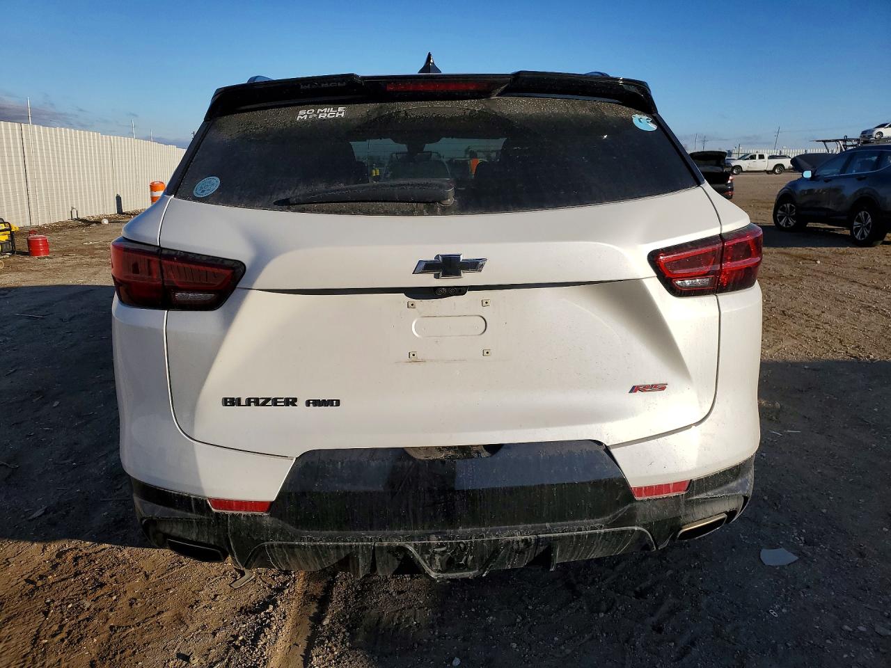 2023 Chevrolet Blazer Rs White vin: 3GNKBKRS2PS188677