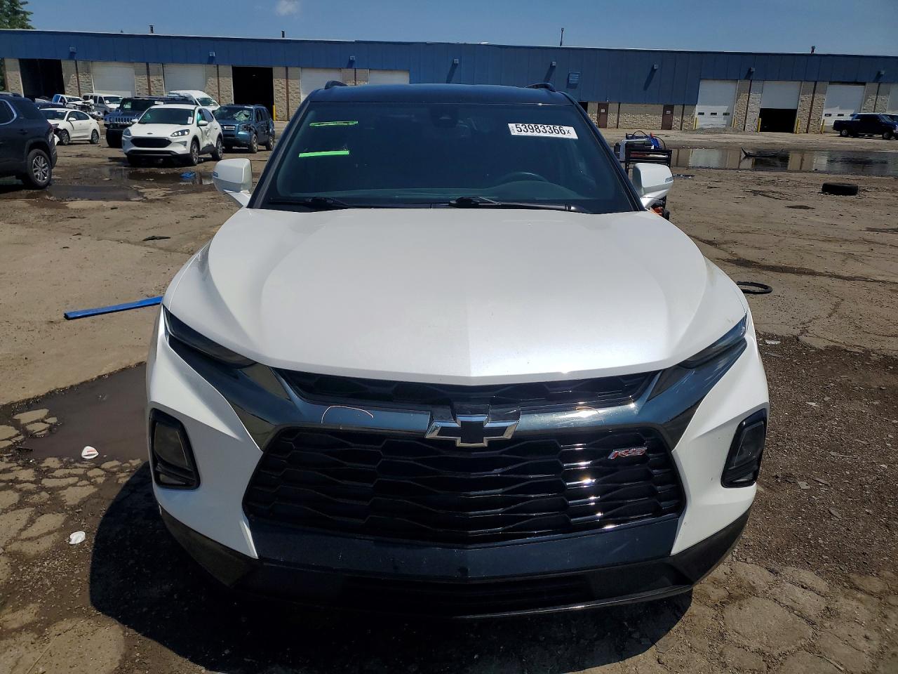 2022 Chevrolet Blazer Rs White vin: 3GNKBKRS3NS185607