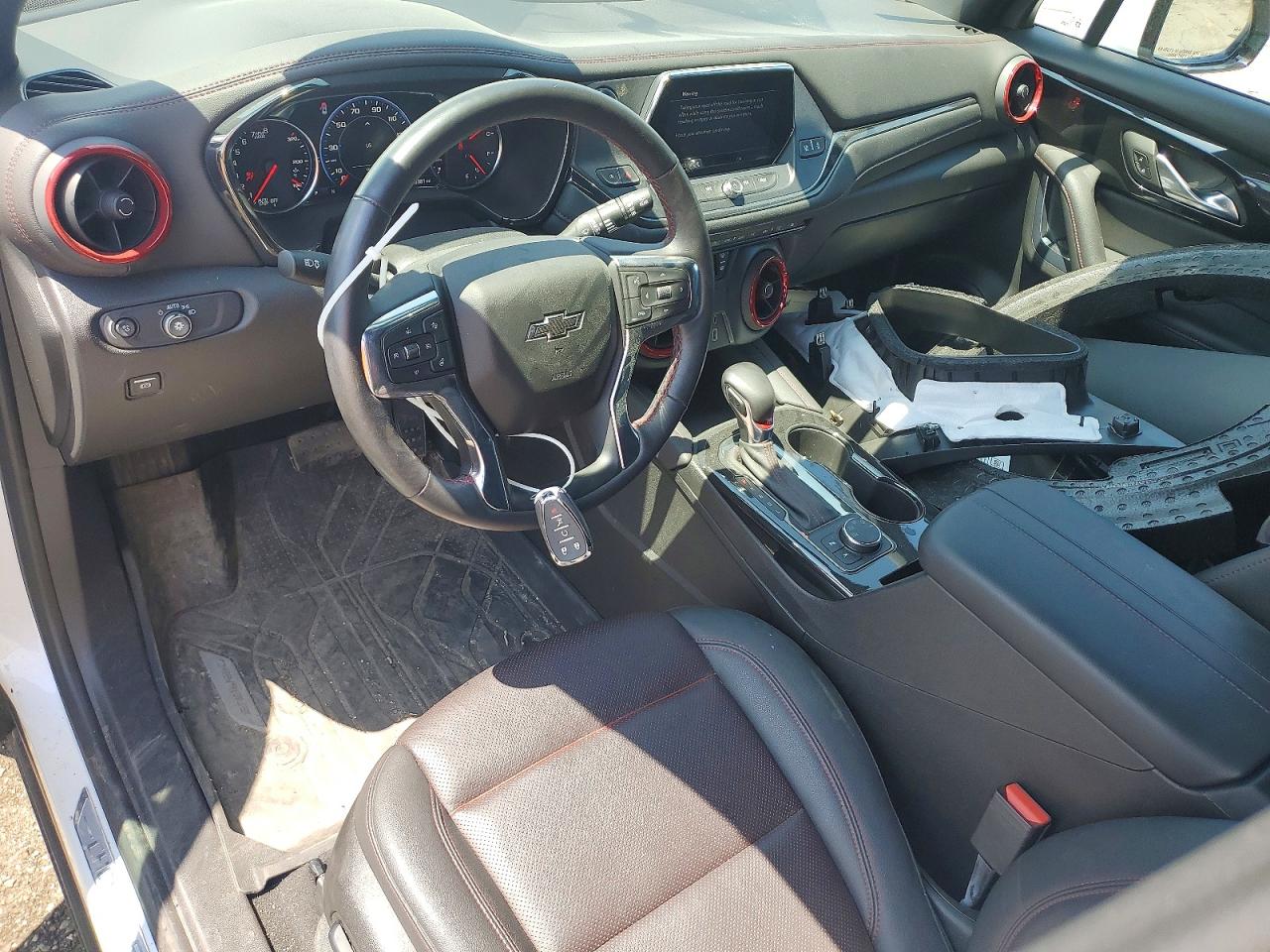 2022 Chevrolet Blazer Rs White vin: 3GNKBKRS3NS185607