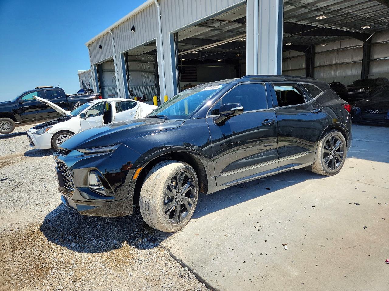 2022 Chevrolet Blazer Rs Черный vin: 3GNKBKRS6NS229065