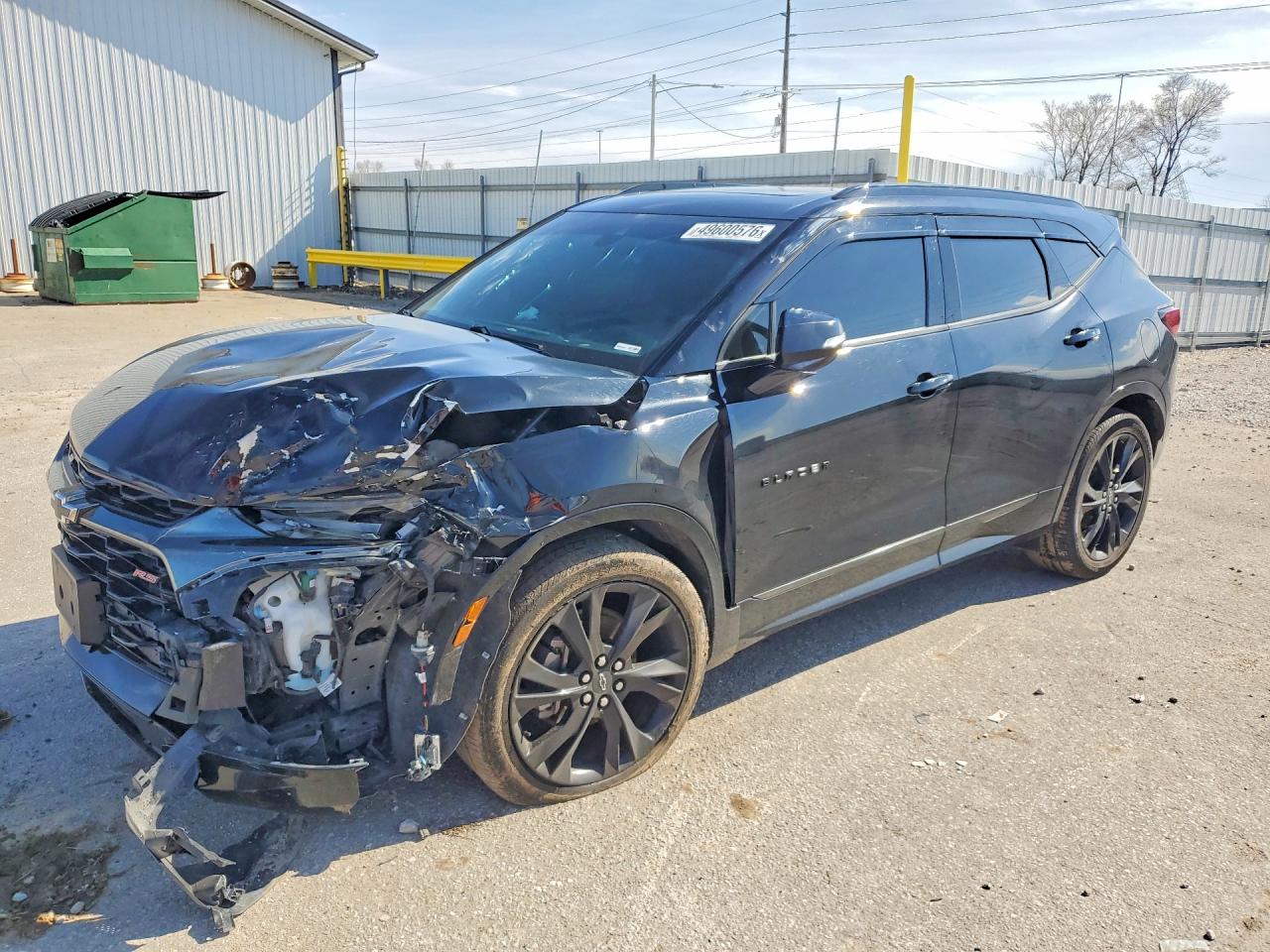 2020 Chevrolet Blazer Rs Black vin: 3GNKBKRS8LS530403