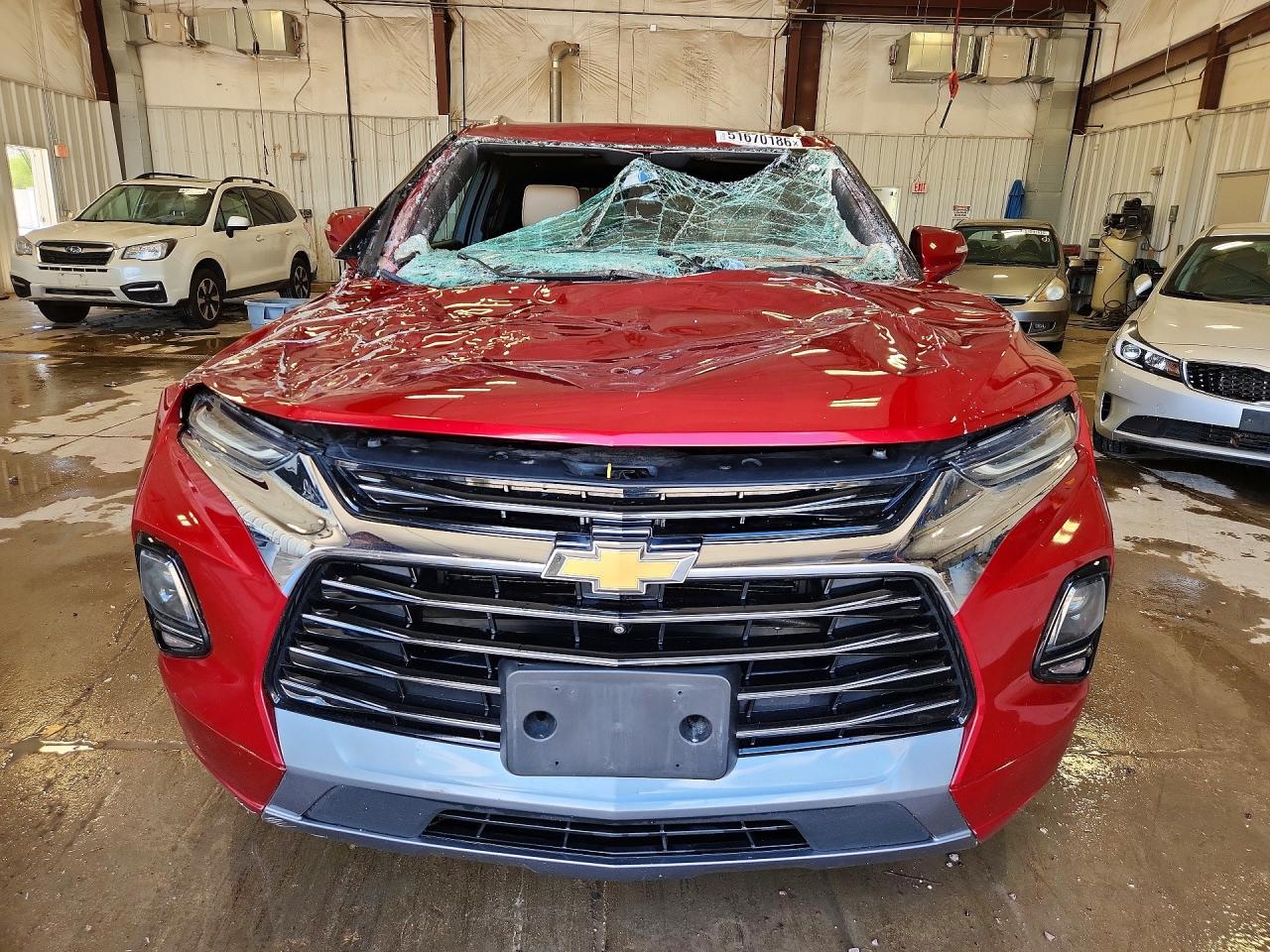 2020 Chevrolet Blazer Premier Burgundy vin: 3GNKBLRS5LS662606