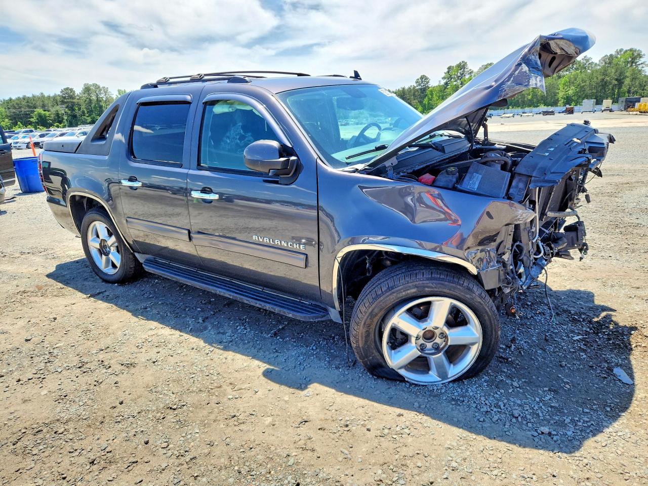 2011 Chevrolet Avalanche Ls Gray vin: 3GNMCEE09BG112655