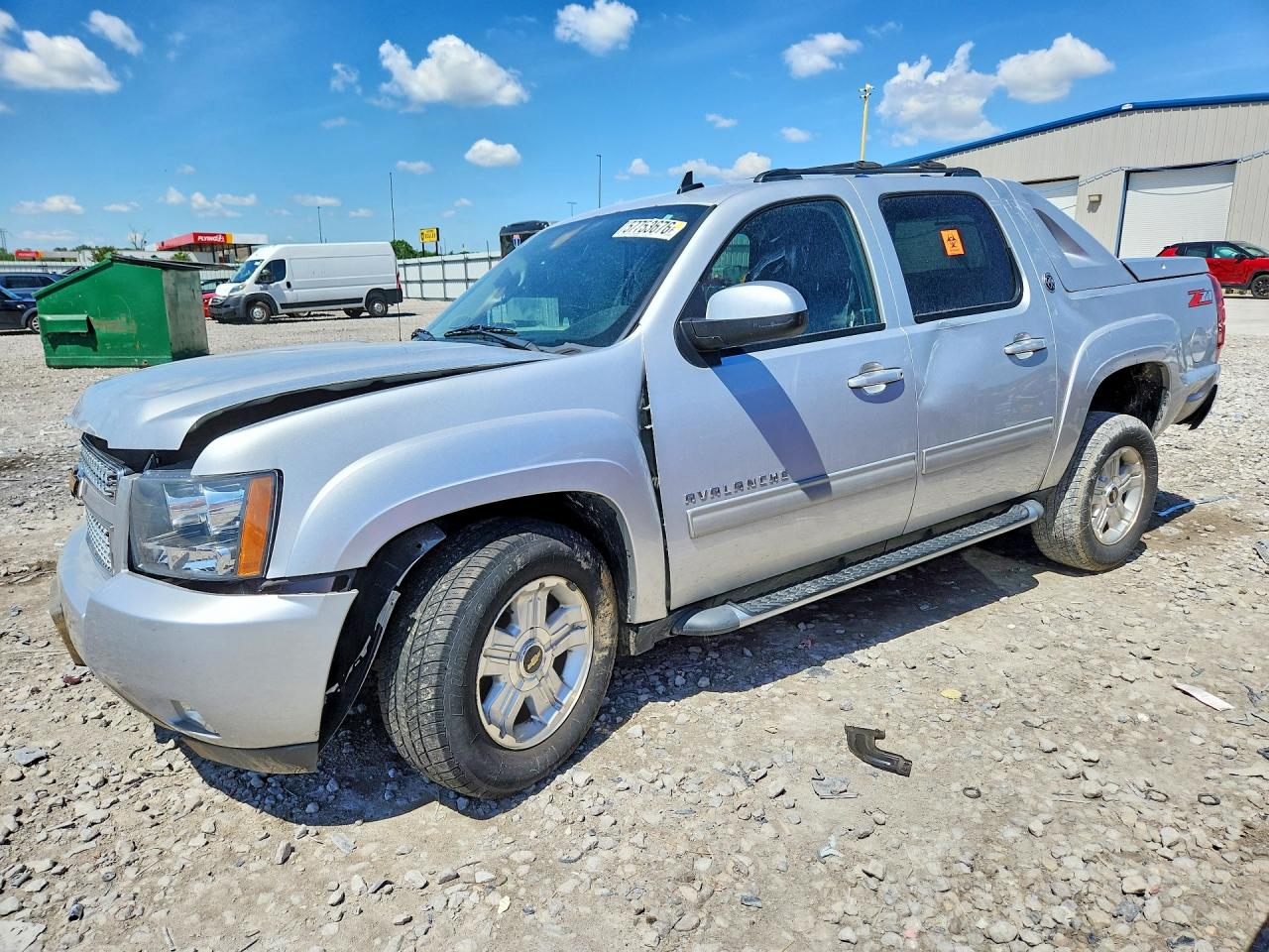 2013 Chevrolet Avalanche Lt Silver vin: 3GNMCFE03DG176005