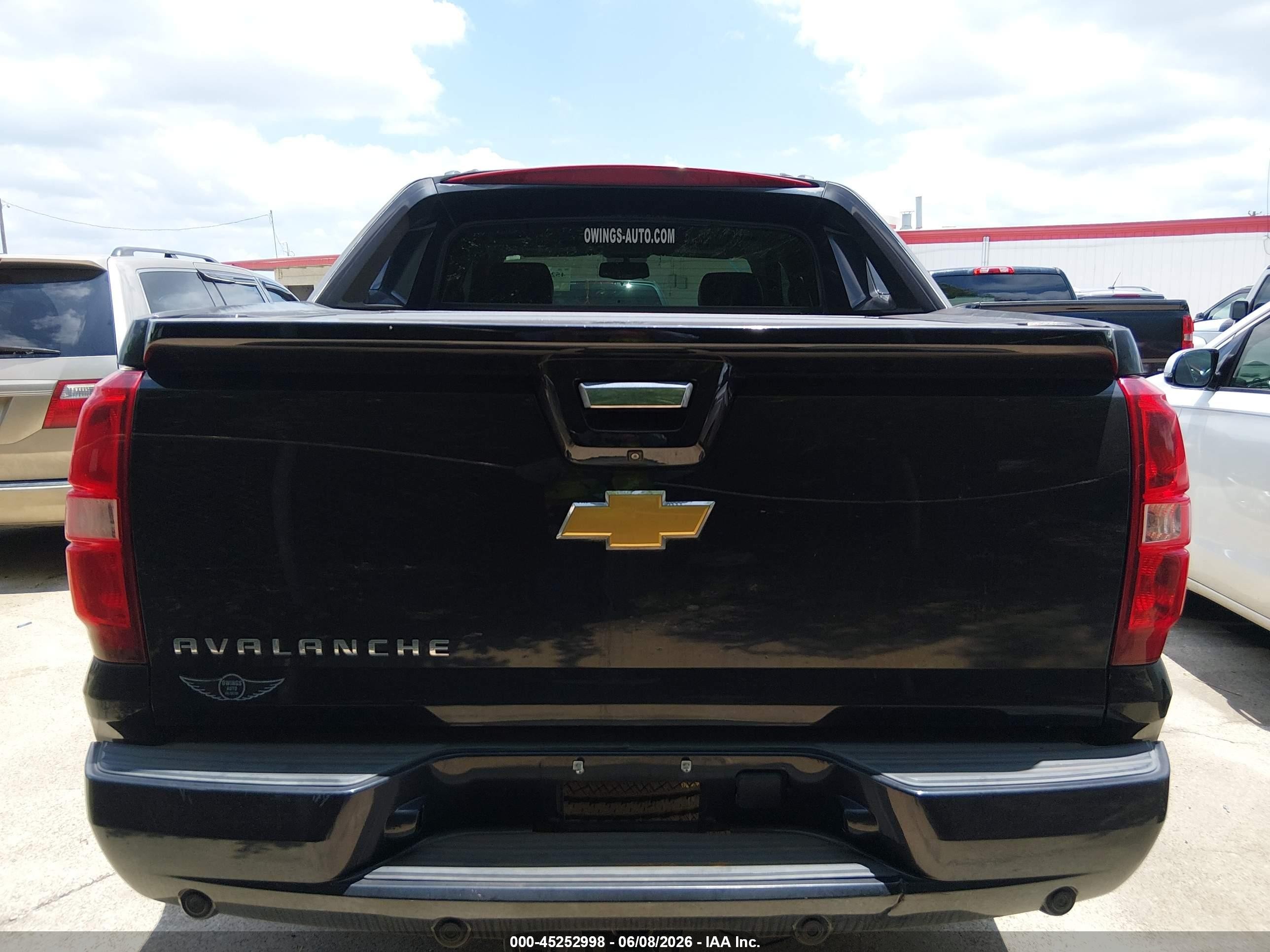 2012 Chevrolet Avalanche 1500 Lt1 Black vin: 3GNMCFE04CG278220