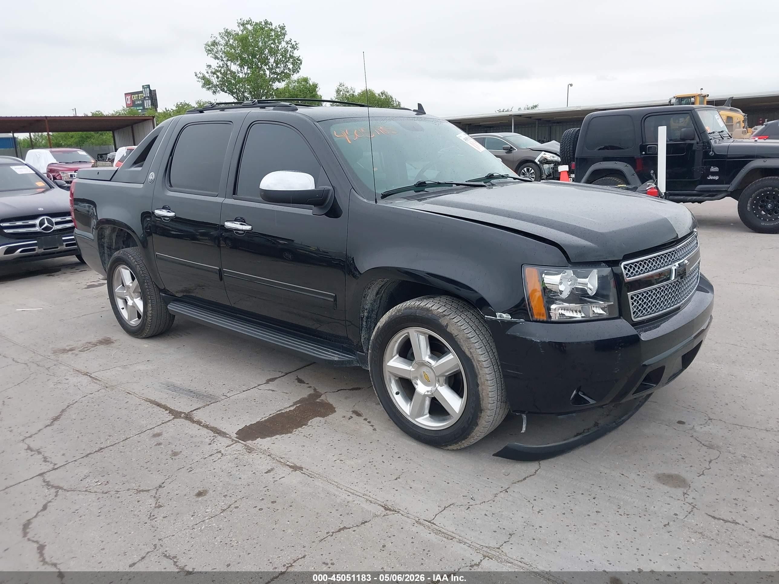 2013 Chevrolet Avalanche Lt Black vin: 3GNMCFE05DG200174