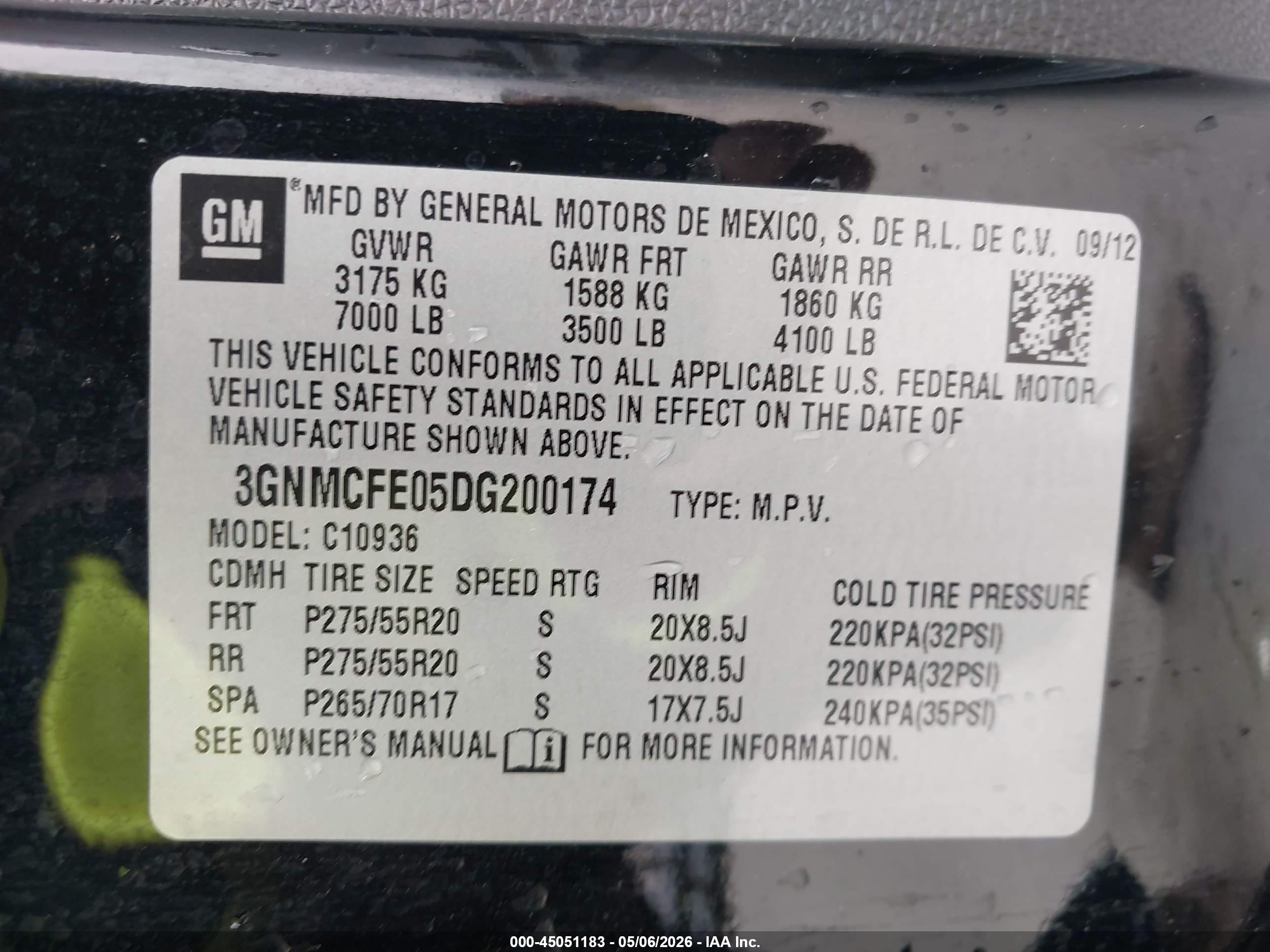 2013 Chevrolet Avalanche Lt Black vin: 3GNMCFE05DG200174