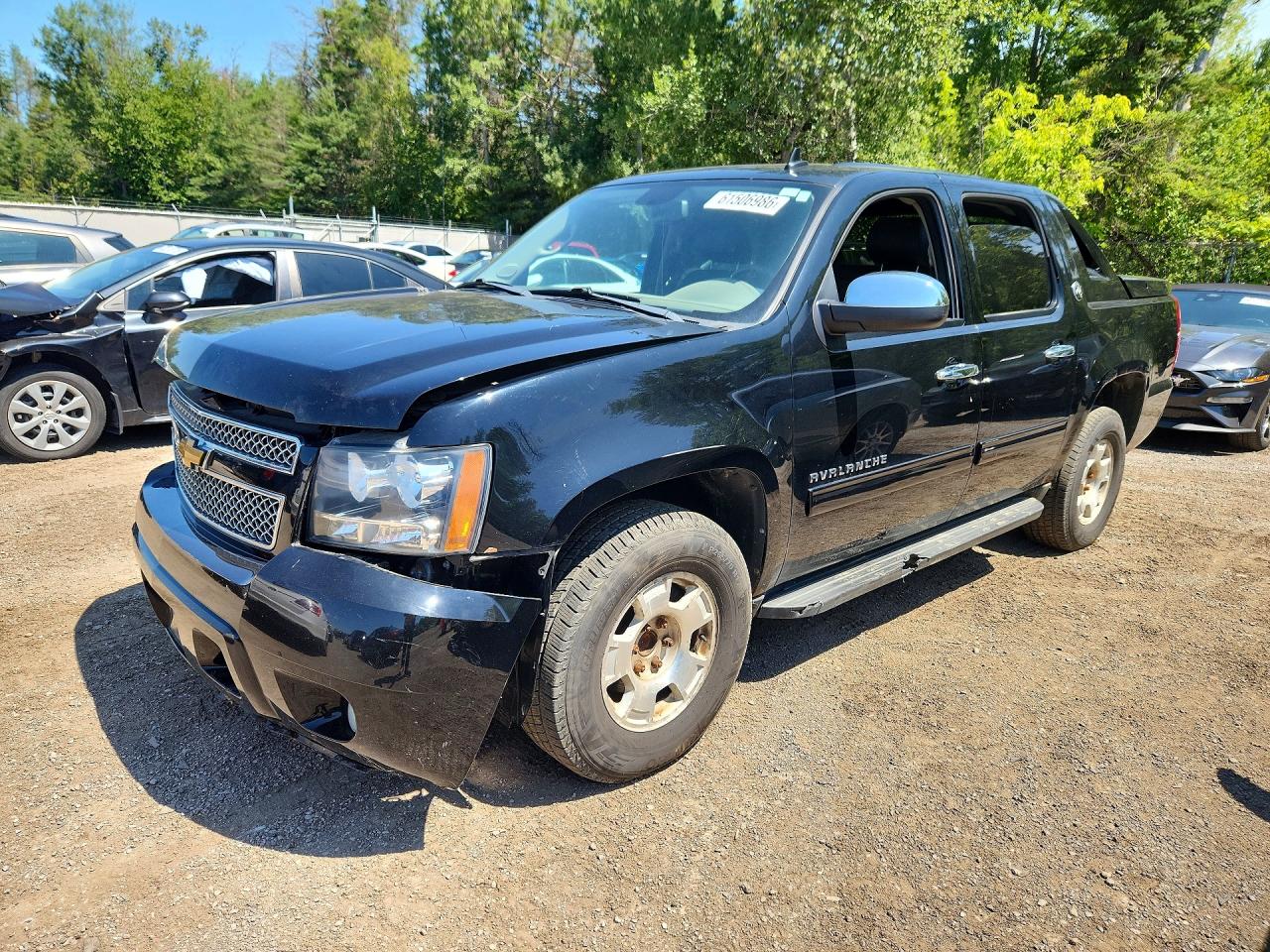 2013 Chevrolet Avalanche Lt Black vin: 3GNMCFE09DG292051