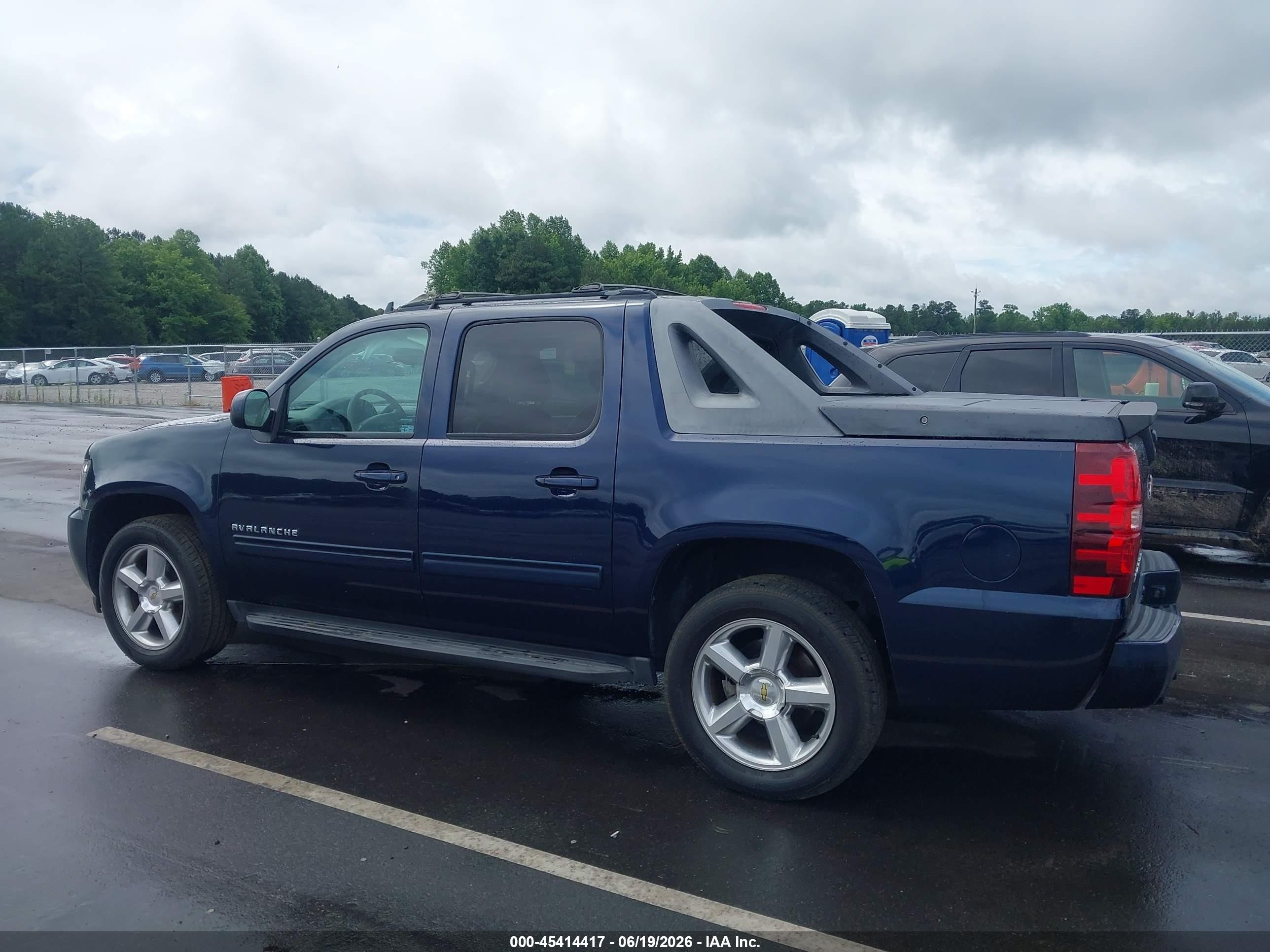 2012 Chevrolet Avalanche 1500 Lt1 Blue vin: 3GNMCFE0XCG274897