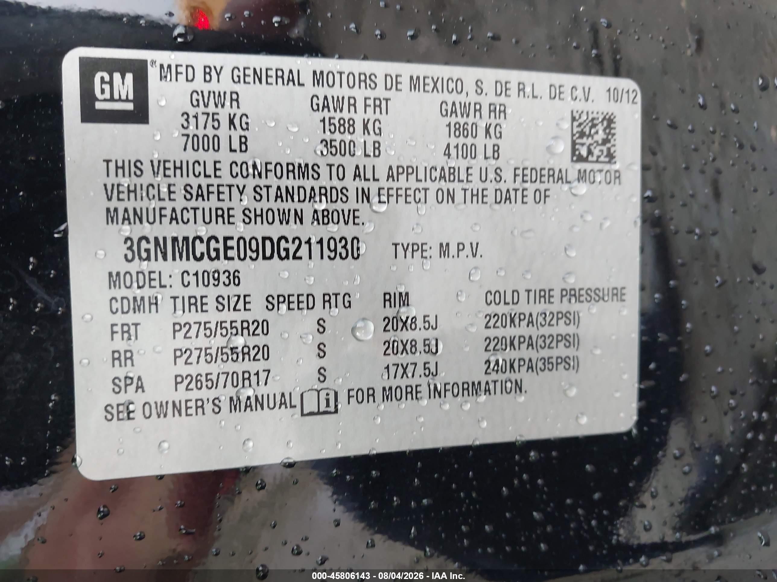 2013 Chevrolet Avalanche Ltz Black vin: 3GNMCGE09DG211930