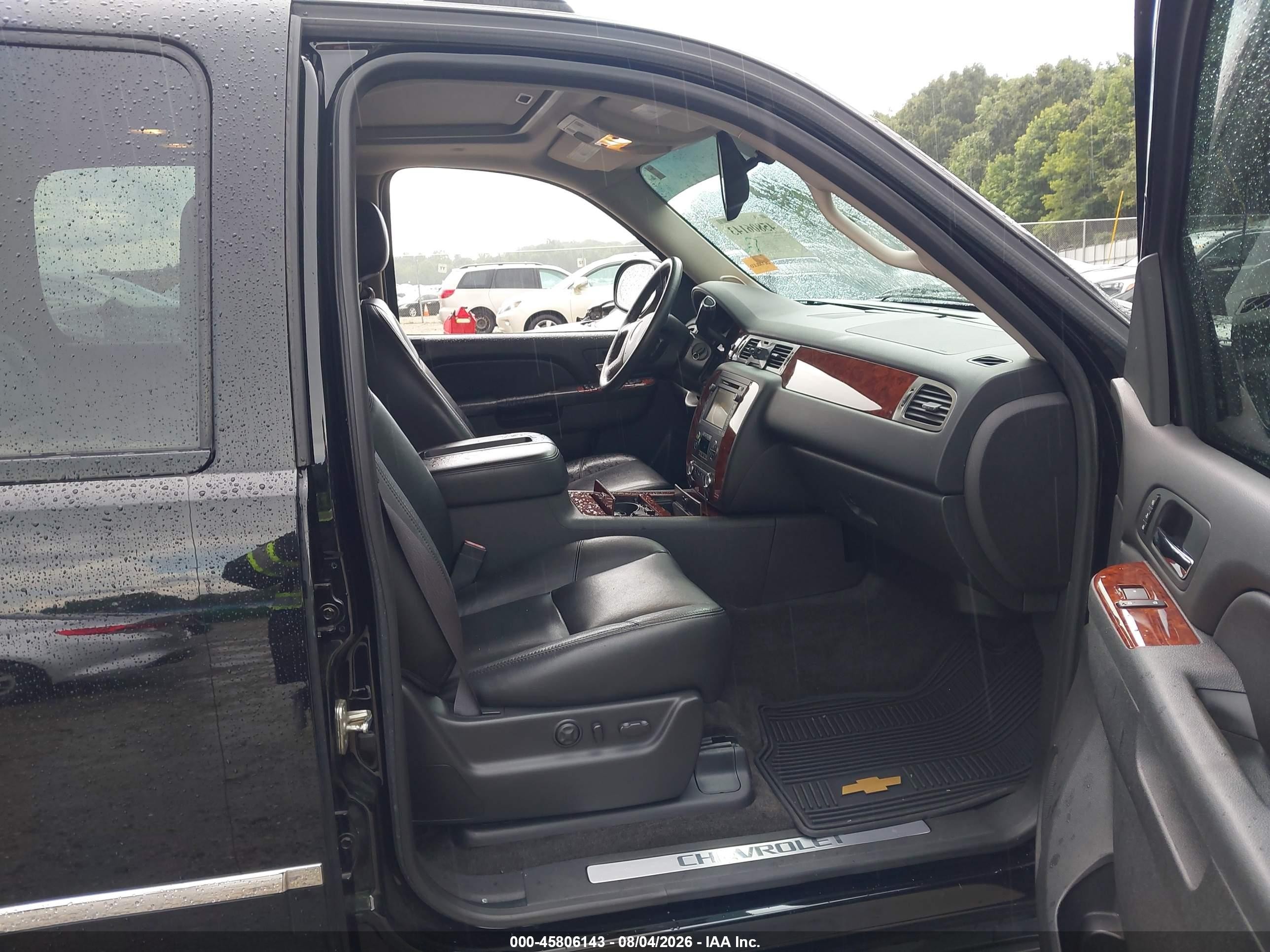 2013 Chevrolet Avalanche Ltz Black vin: 3GNMCGE09DG211930