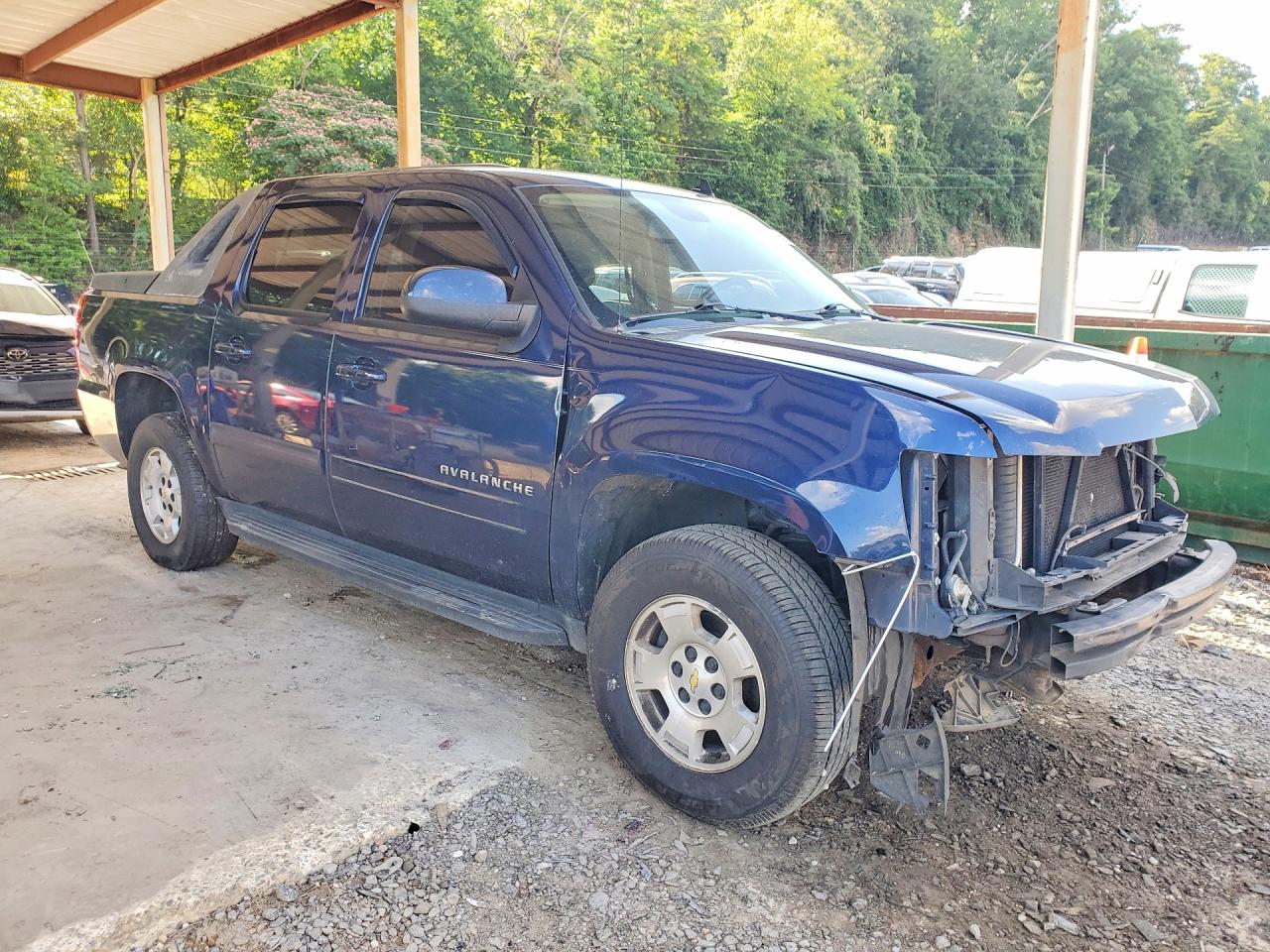 2010 Chevrolet Avalanche Ls Синий vin: 3GNNCEE06AG105763