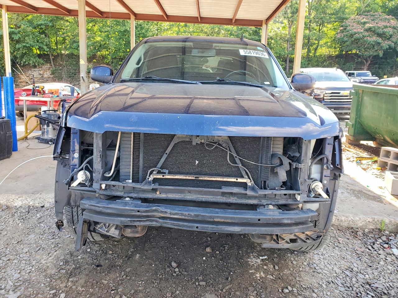 2010 Chevrolet Avalanche Ls Синий vin: 3GNNCEE06AG105763