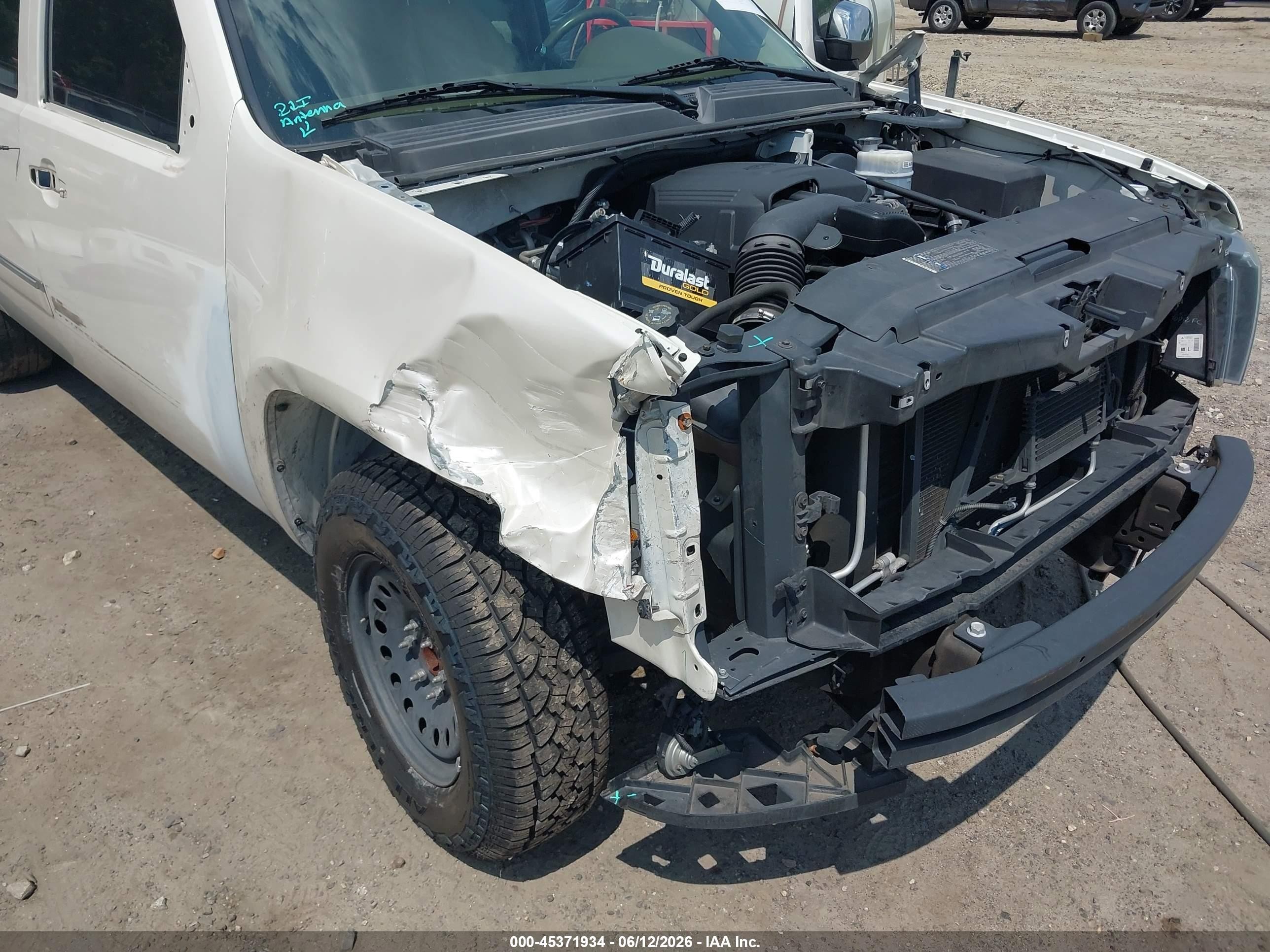 2010 Chevrolet Avalanche 1500 Ltz White vin: 3GNNCGE07AG285704