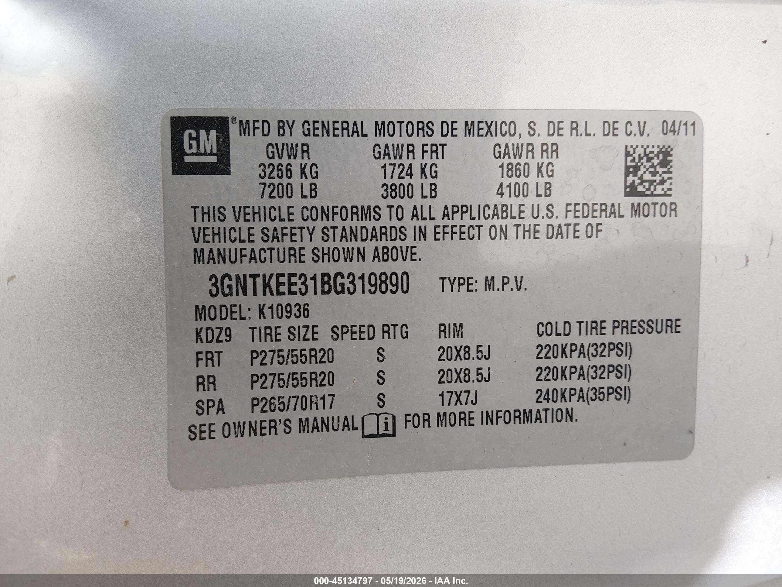 2011 Chevrolet Avalanche 1500 Ls Silver vin: 3GNTKEE31BG319890
