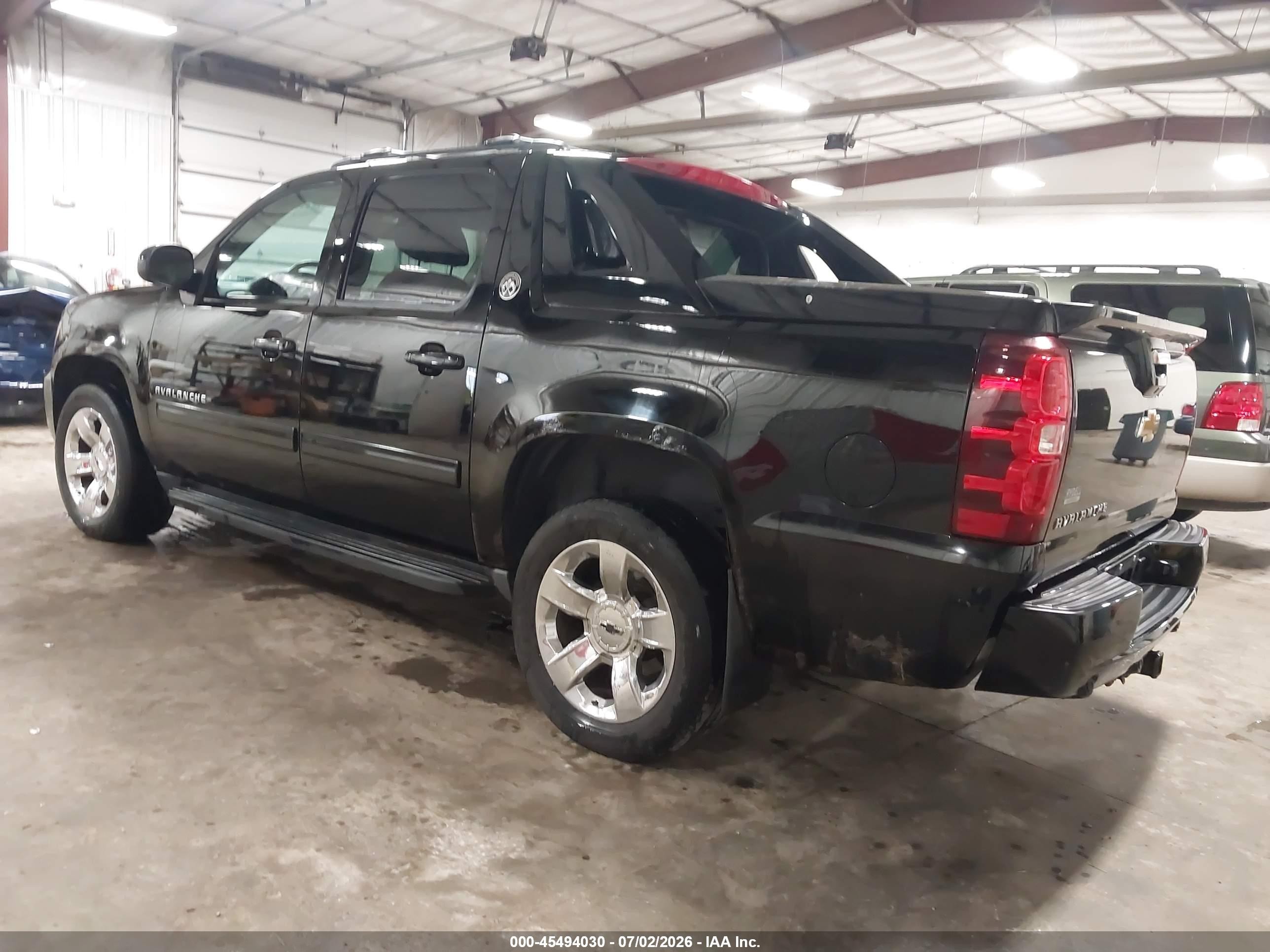 2013 Chevrolet Avalanche Ls Black vin: 3GNTKEE72DG296738