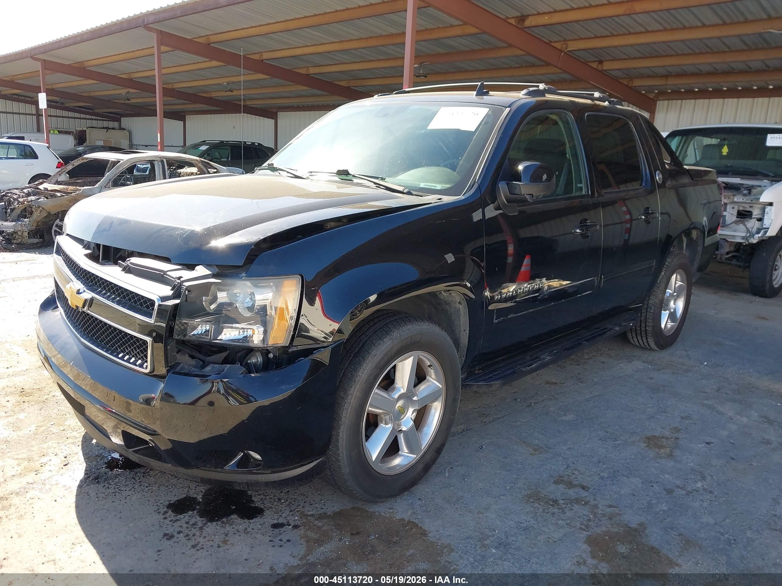 2013 Chevrolet Avalanche Ls Black vin: 3GNTKEE78DG154314