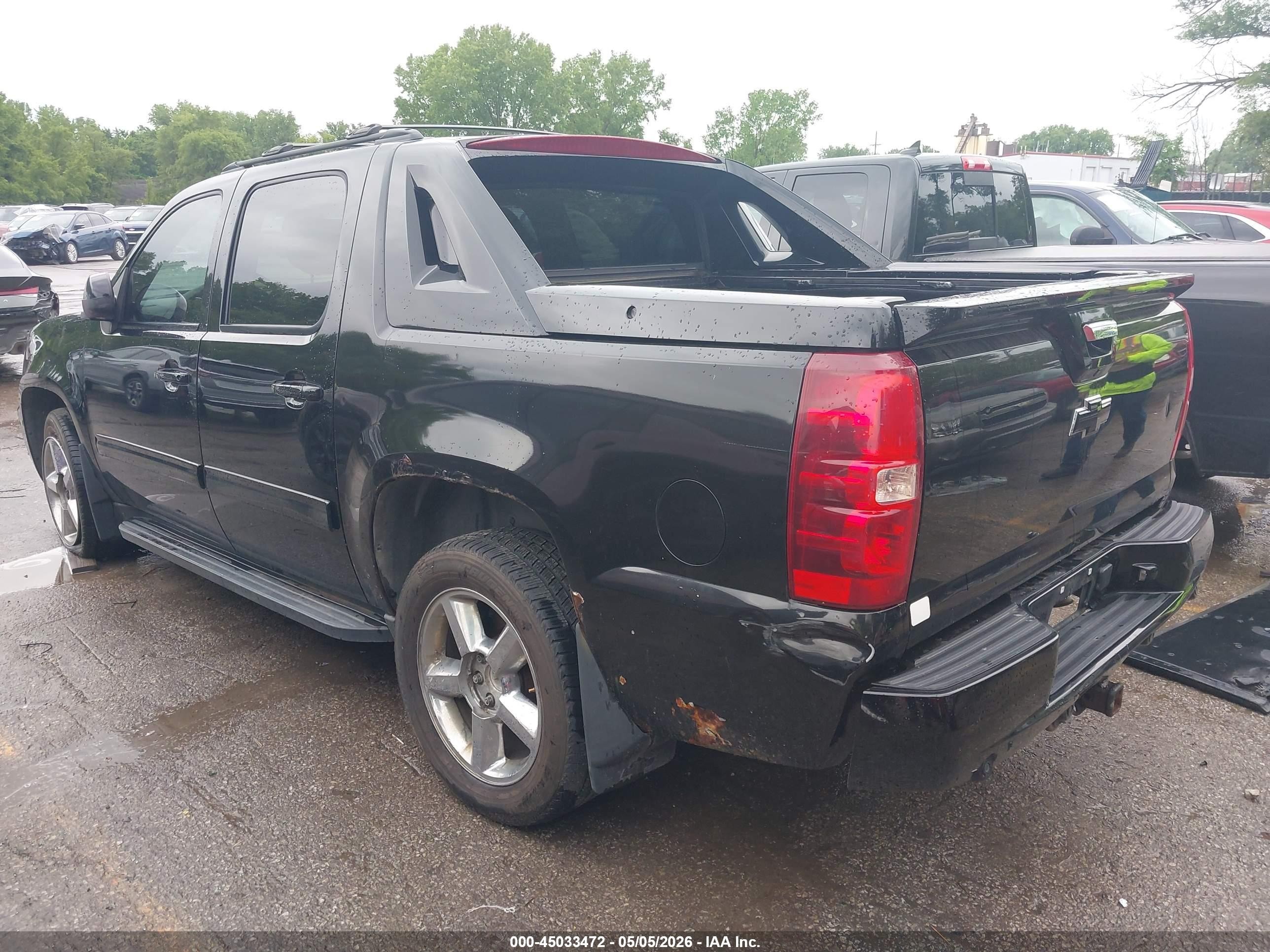 2011 Chevrolet Avalanche 1500 Lt1 Black vin: 3GNTKFE33BG343291