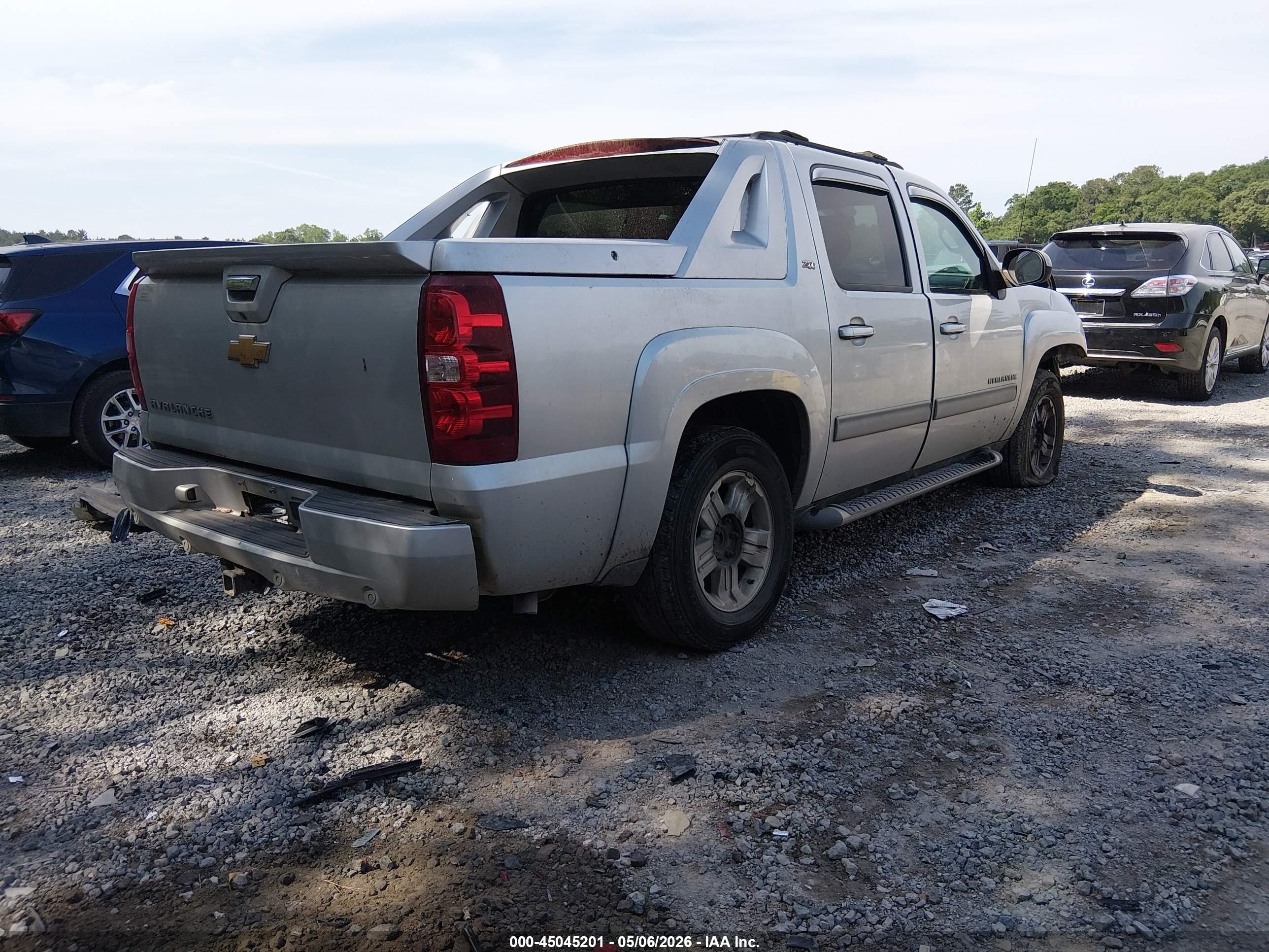 2012 Chevrolet Avalanche 1500 Lt1 Silver vin: 3GNTKFE70CG184556