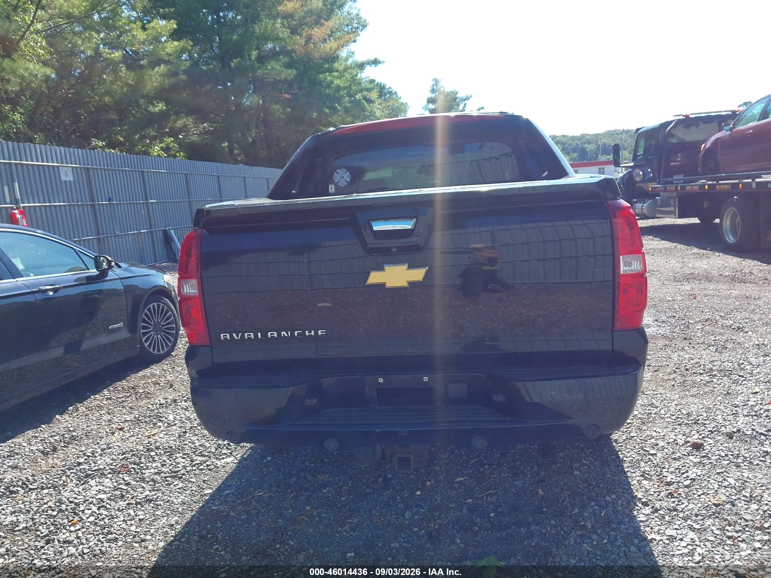 2013 Chevrolet Avalanche Lt Black vin: 3GNTKFE71DG146092