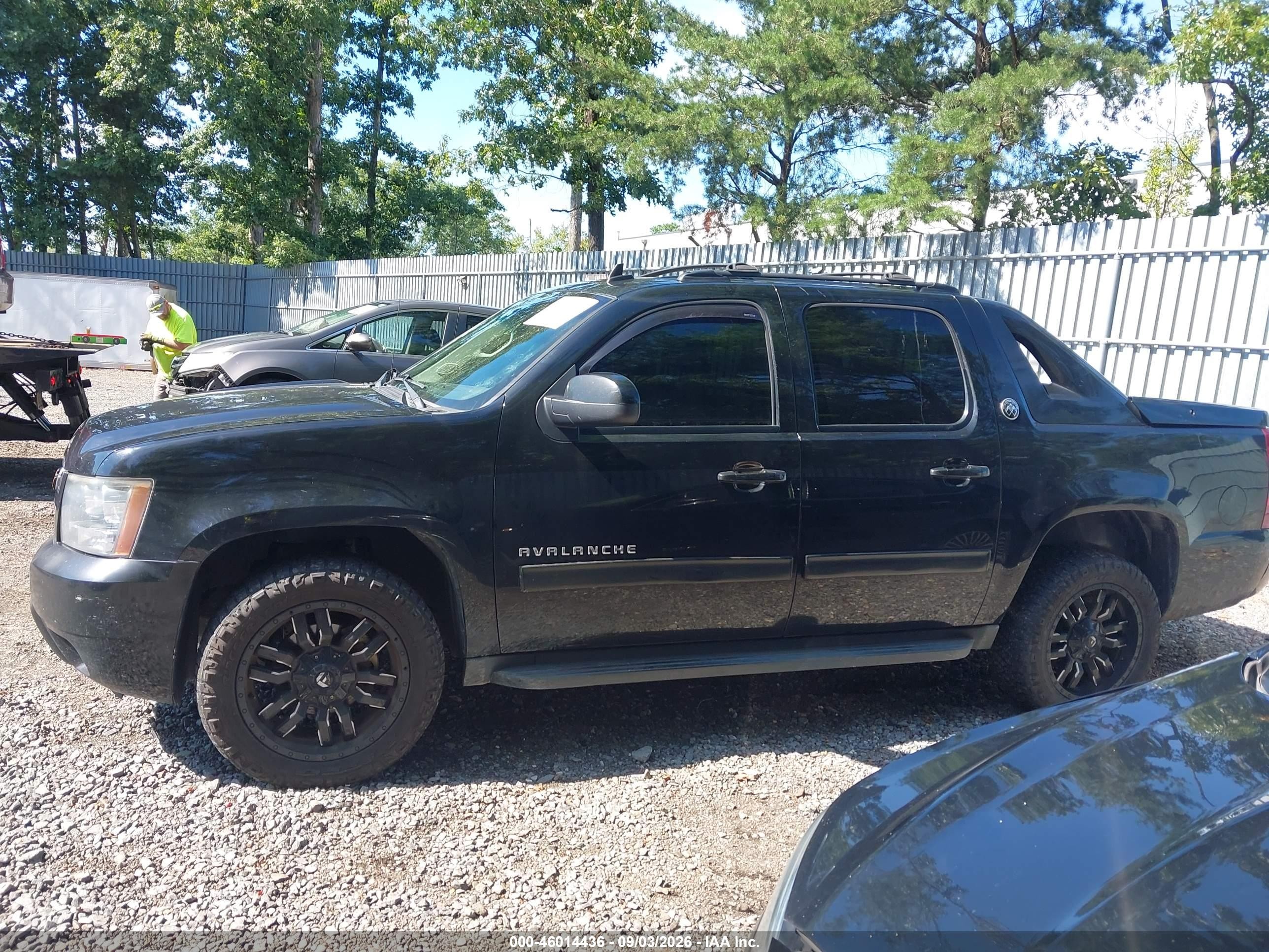 2013 Chevrolet Avalanche Lt Black vin: 3GNTKFE71DG146092