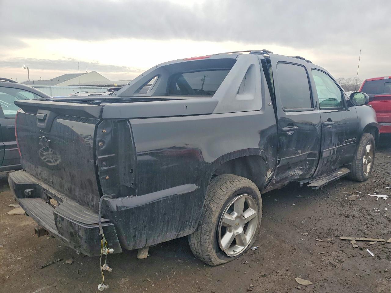 2012 Chevrolet Avalanche Lt Black vin: 3GNTKFE73CG113349