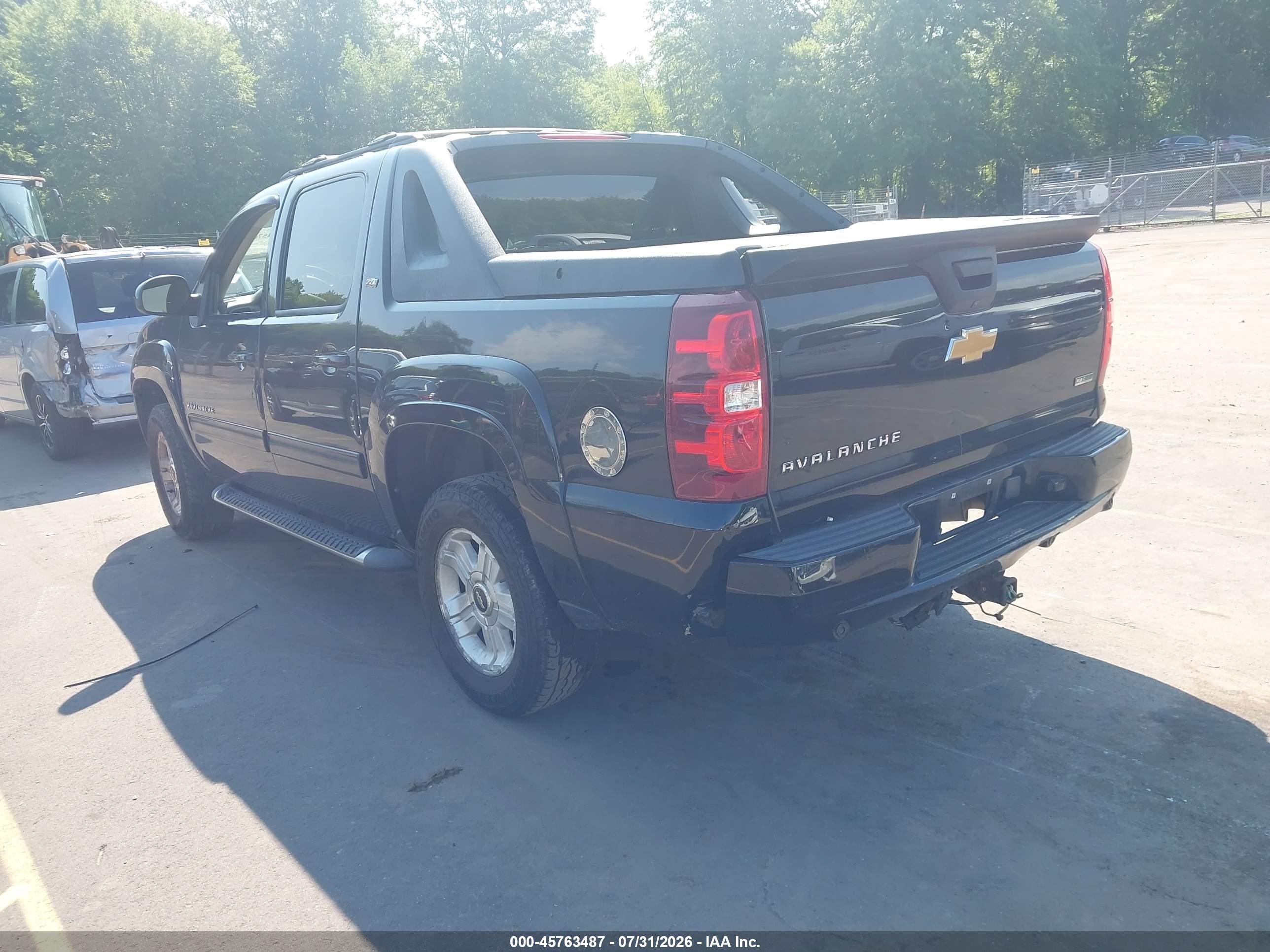 2012 Chevrolet Avalanche Lt Черный vin: 3GNTKFE73CG164706