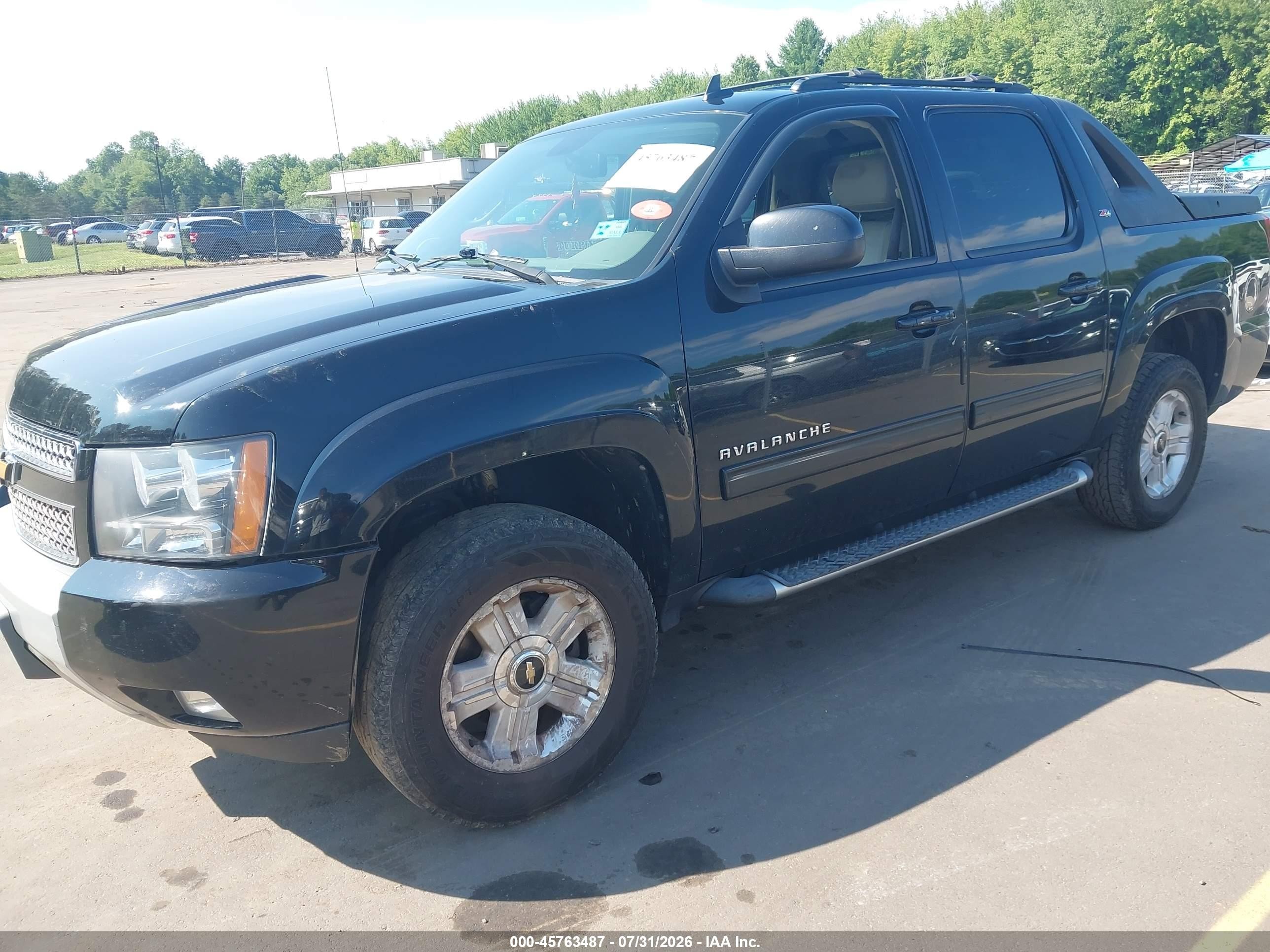 2012 Chevrolet Avalanche Lt Черный vin: 3GNTKFE73CG164706