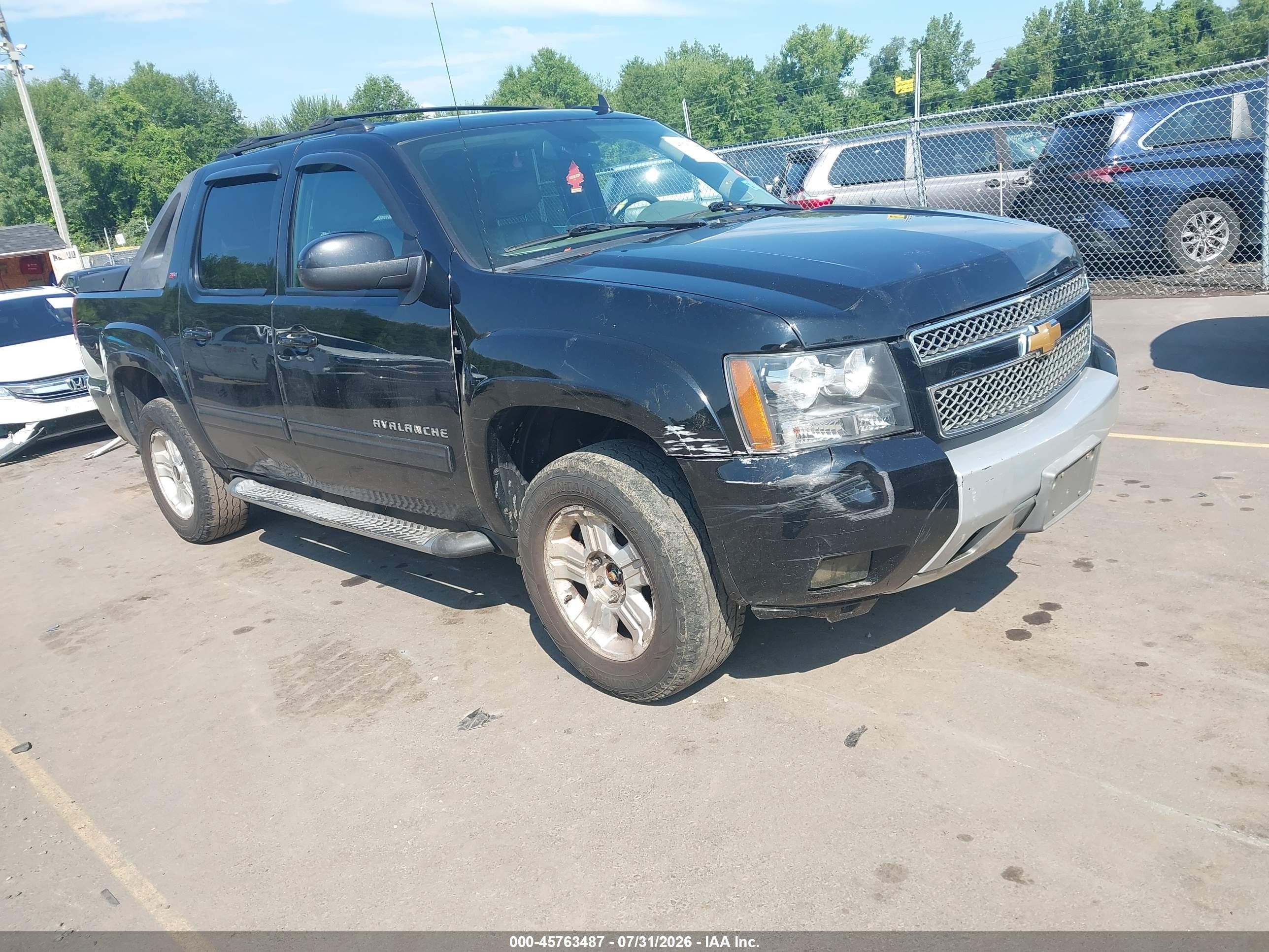 2012 Chevrolet Avalanche Lt Черный vin: 3GNTKFE73CG164706