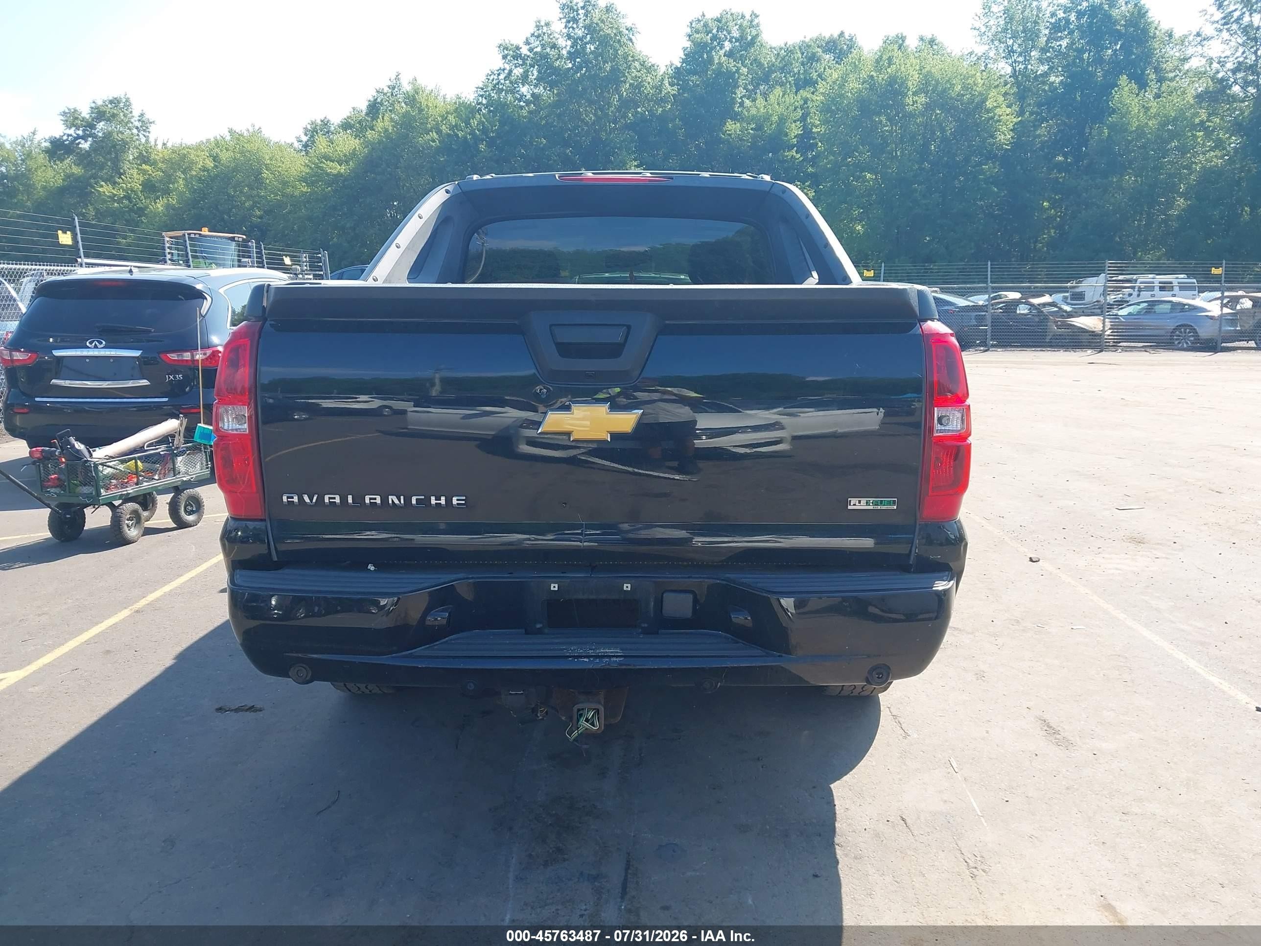 2012 Chevrolet Avalanche Lt Черный vin: 3GNTKFE73CG164706