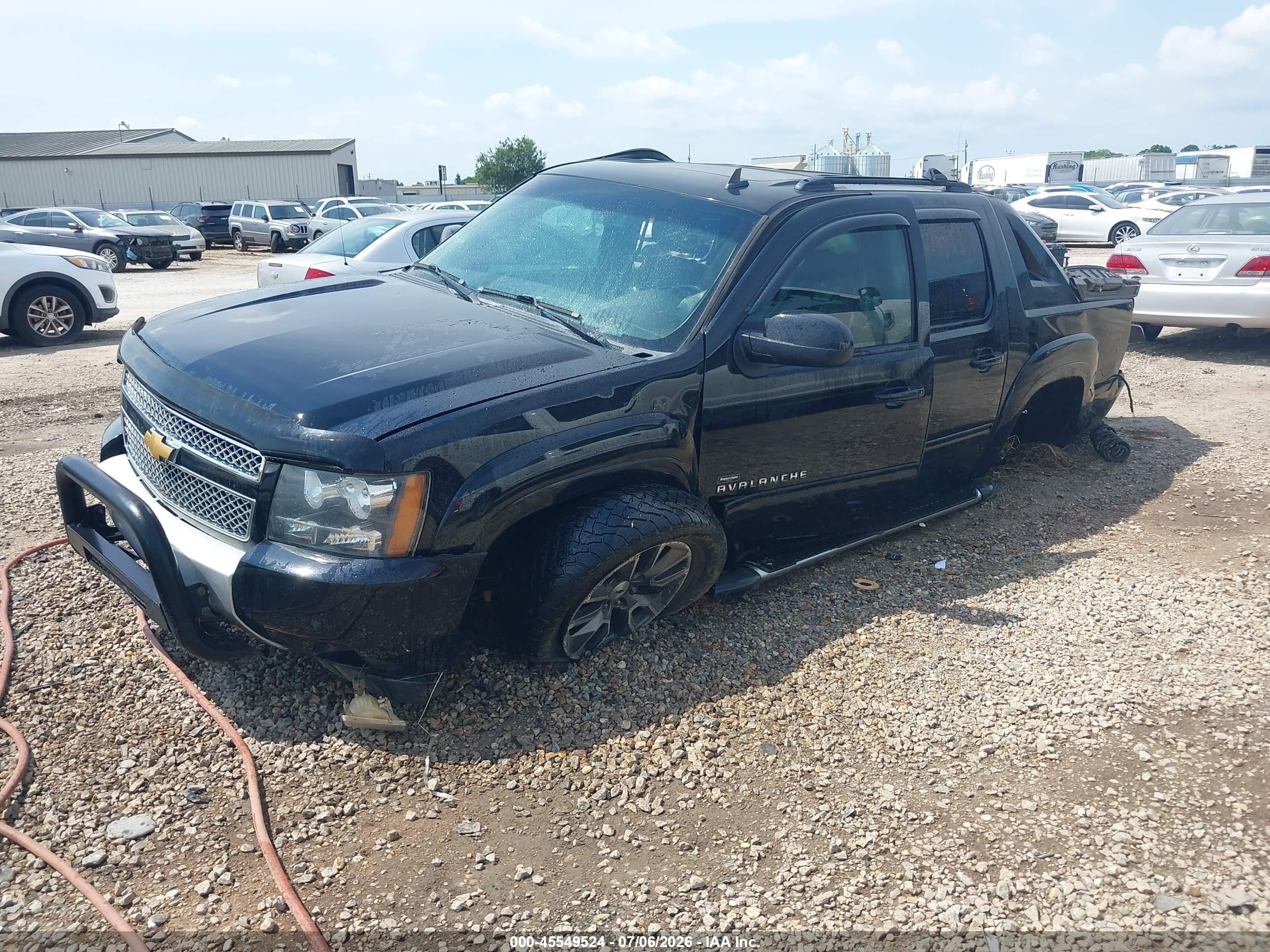 2012 Chevrolet Avalanche Lt Black vin: 3GNTKFE73CG219543