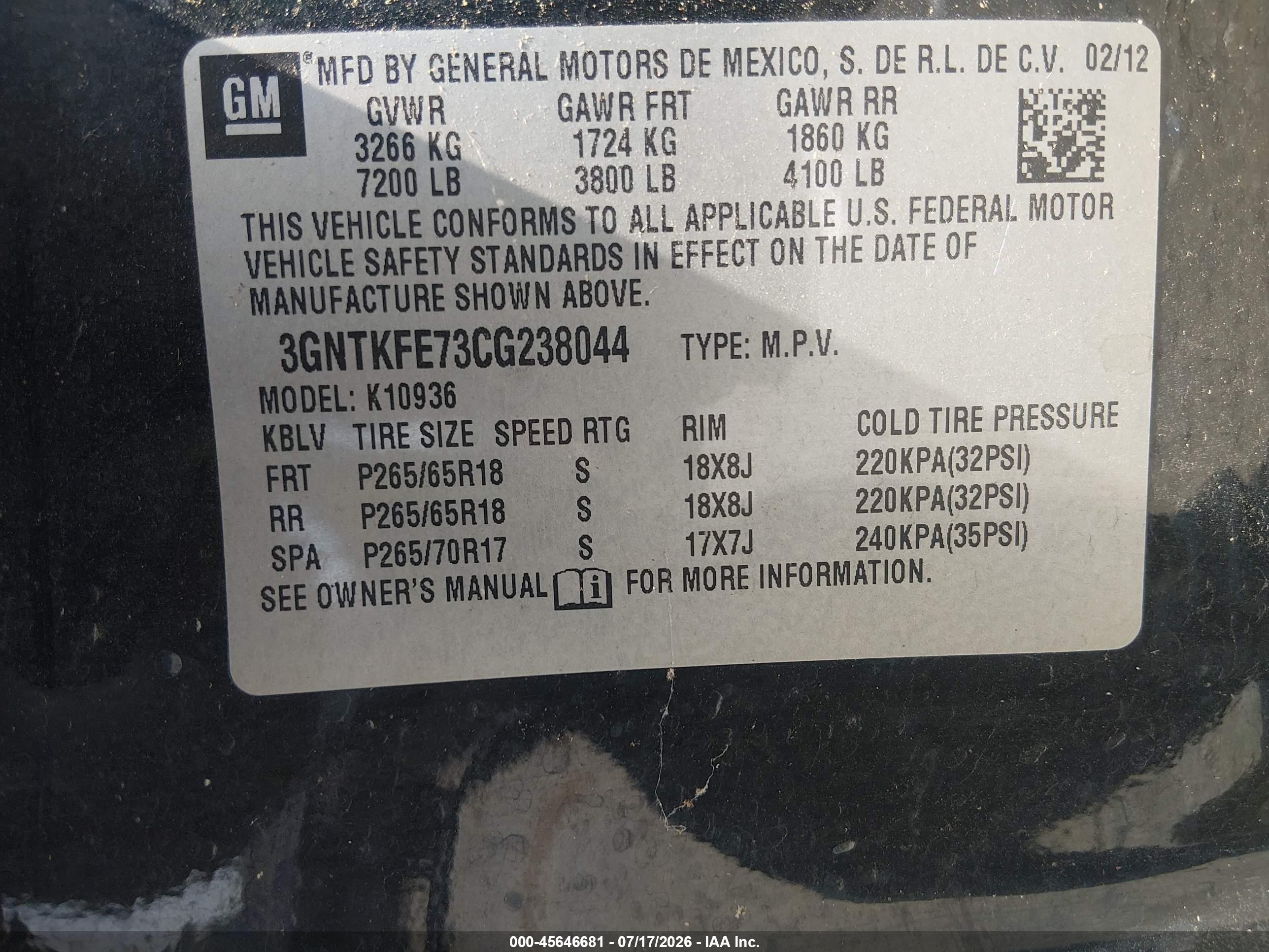 2012 Chevrolet Avalanche Lt Black vin: 3GNTKFE73CG238044