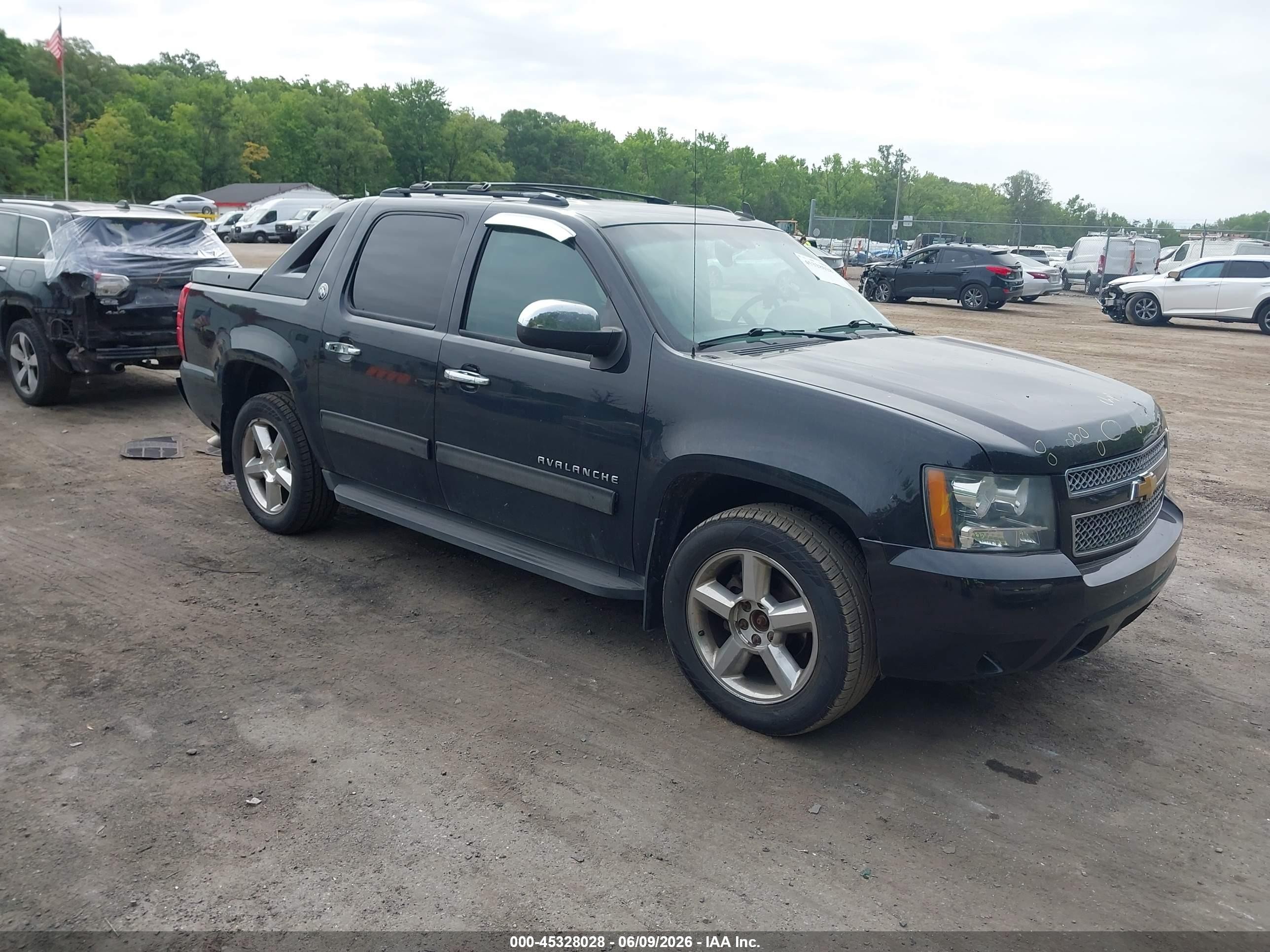 2013 Chevrolet Avalanche Lt Black vin: 3GNTKFE73DG266508