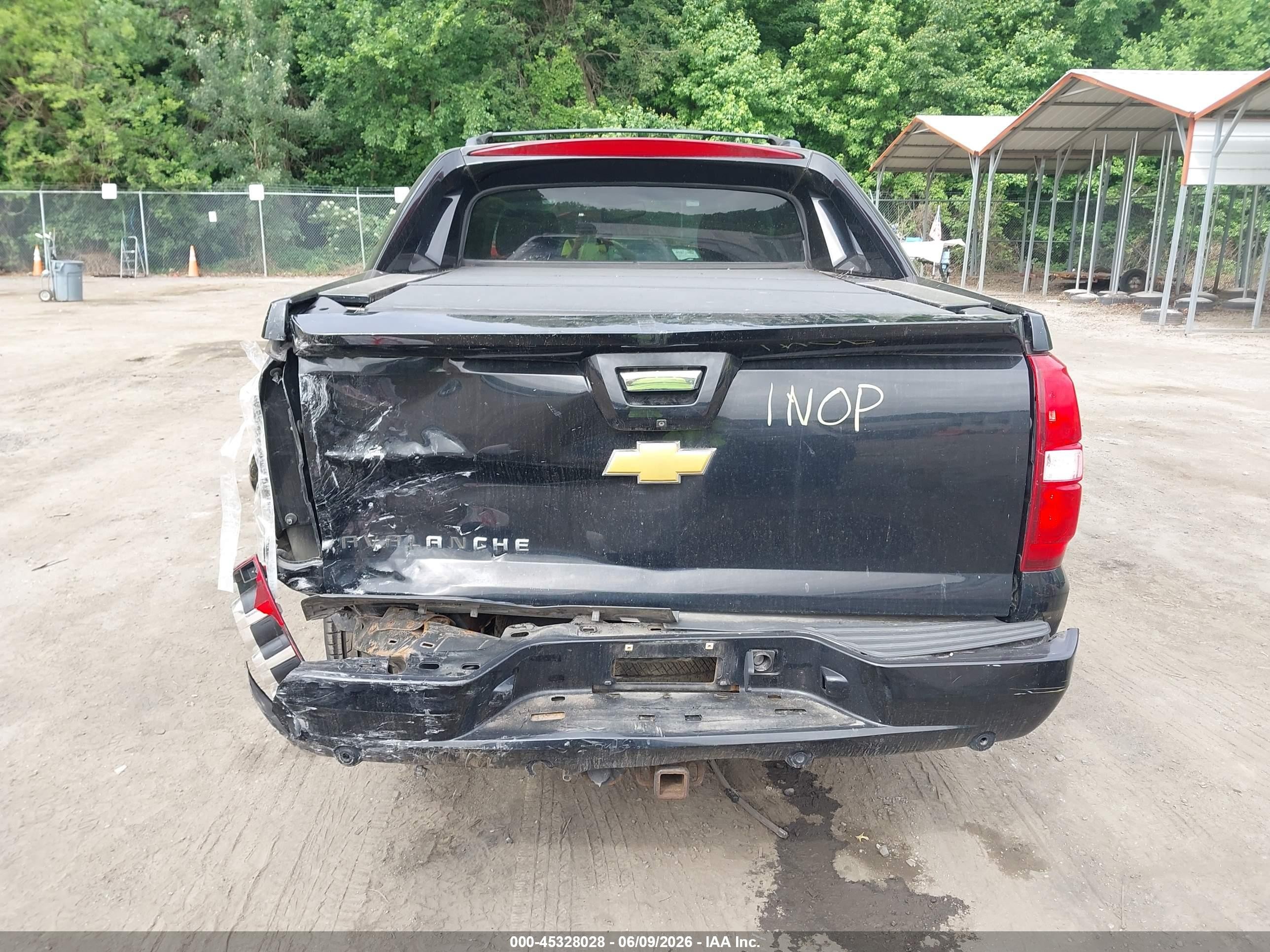 2013 Chevrolet Avalanche Lt Black vin: 3GNTKFE73DG266508