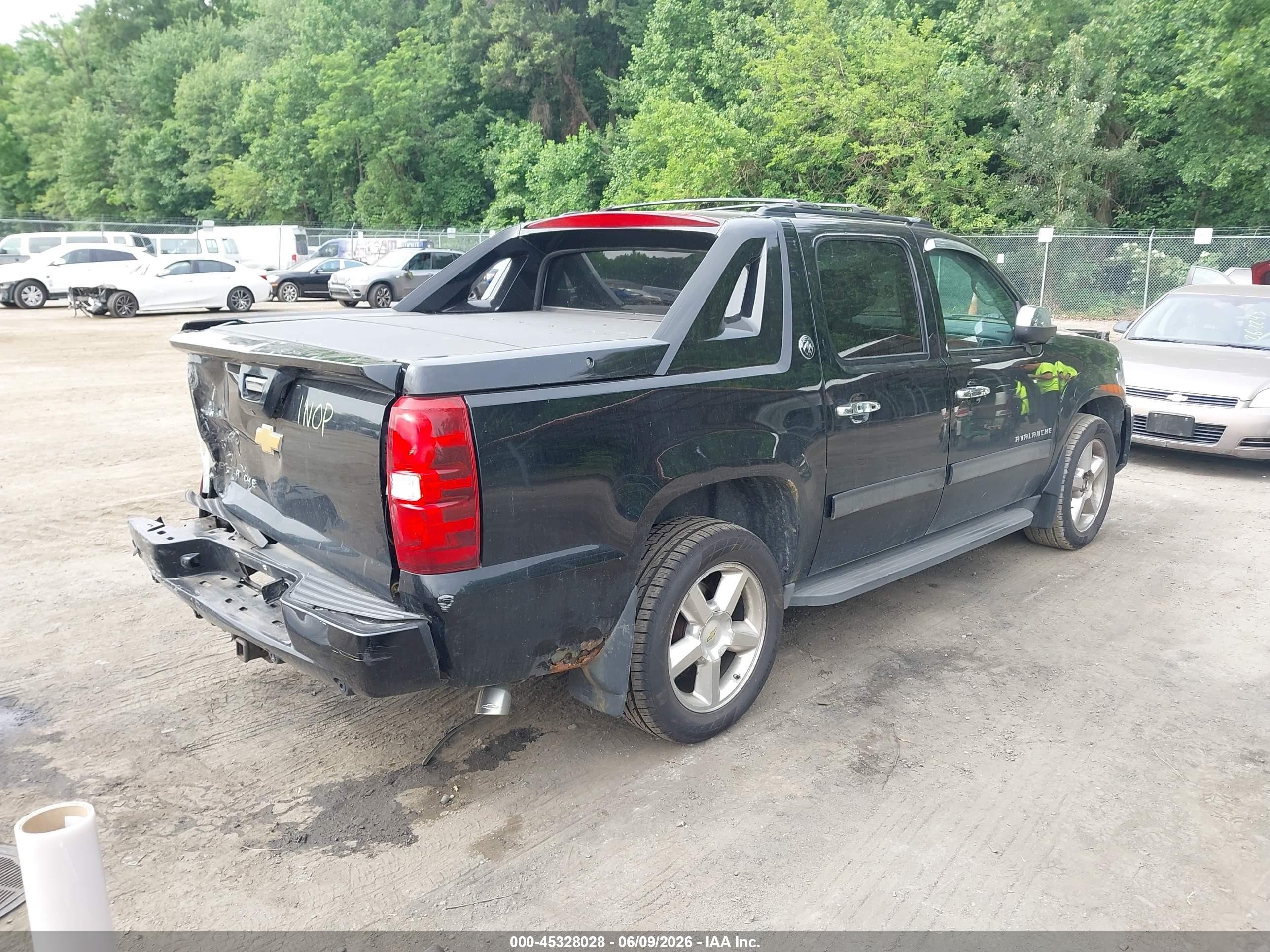 2013 Chevrolet Avalanche Lt Black vin: 3GNTKFE73DG266508
