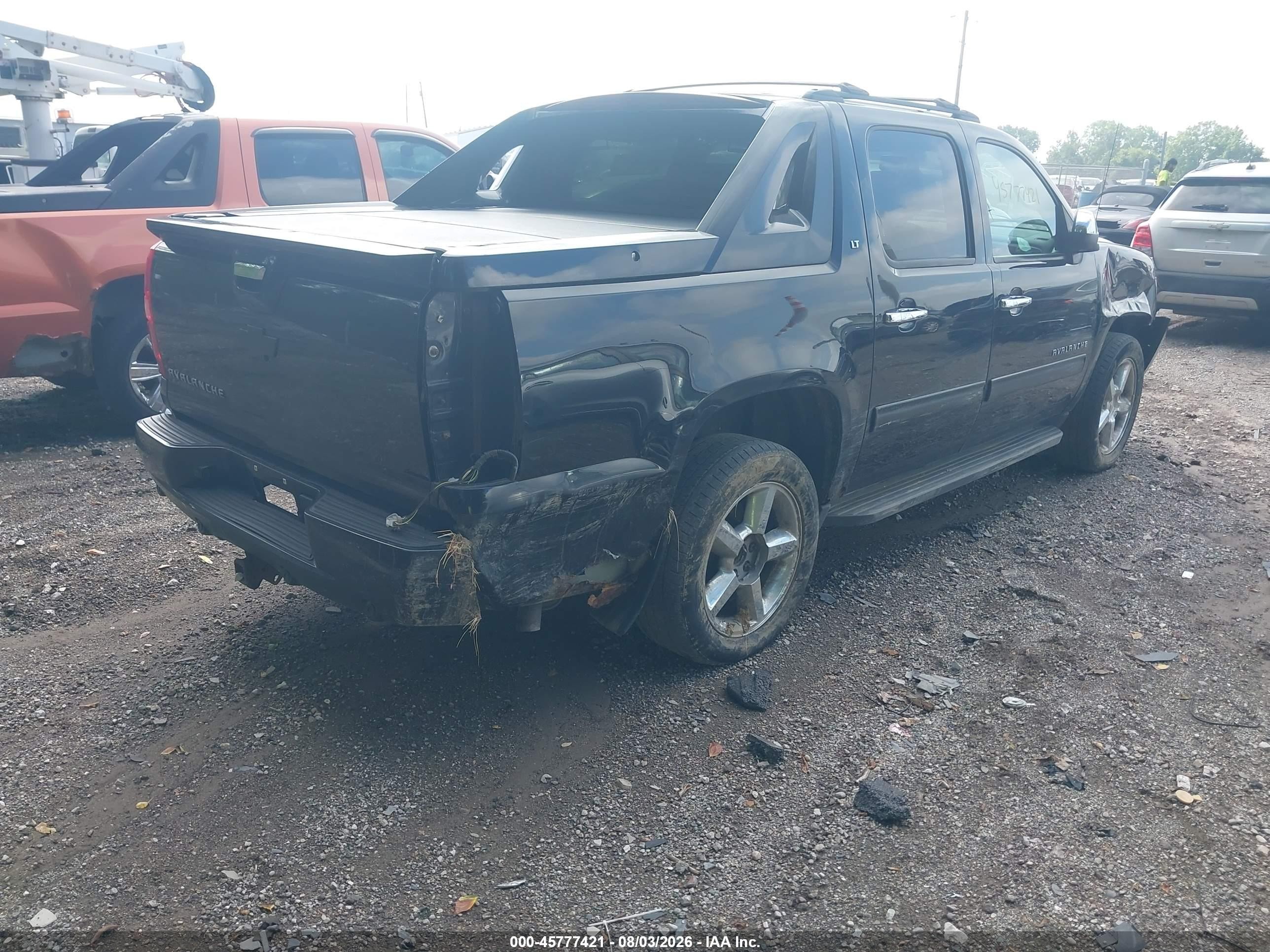2012 Chevrolet Avalanche Lt Черный vin: 3GNTKFE74CG224251