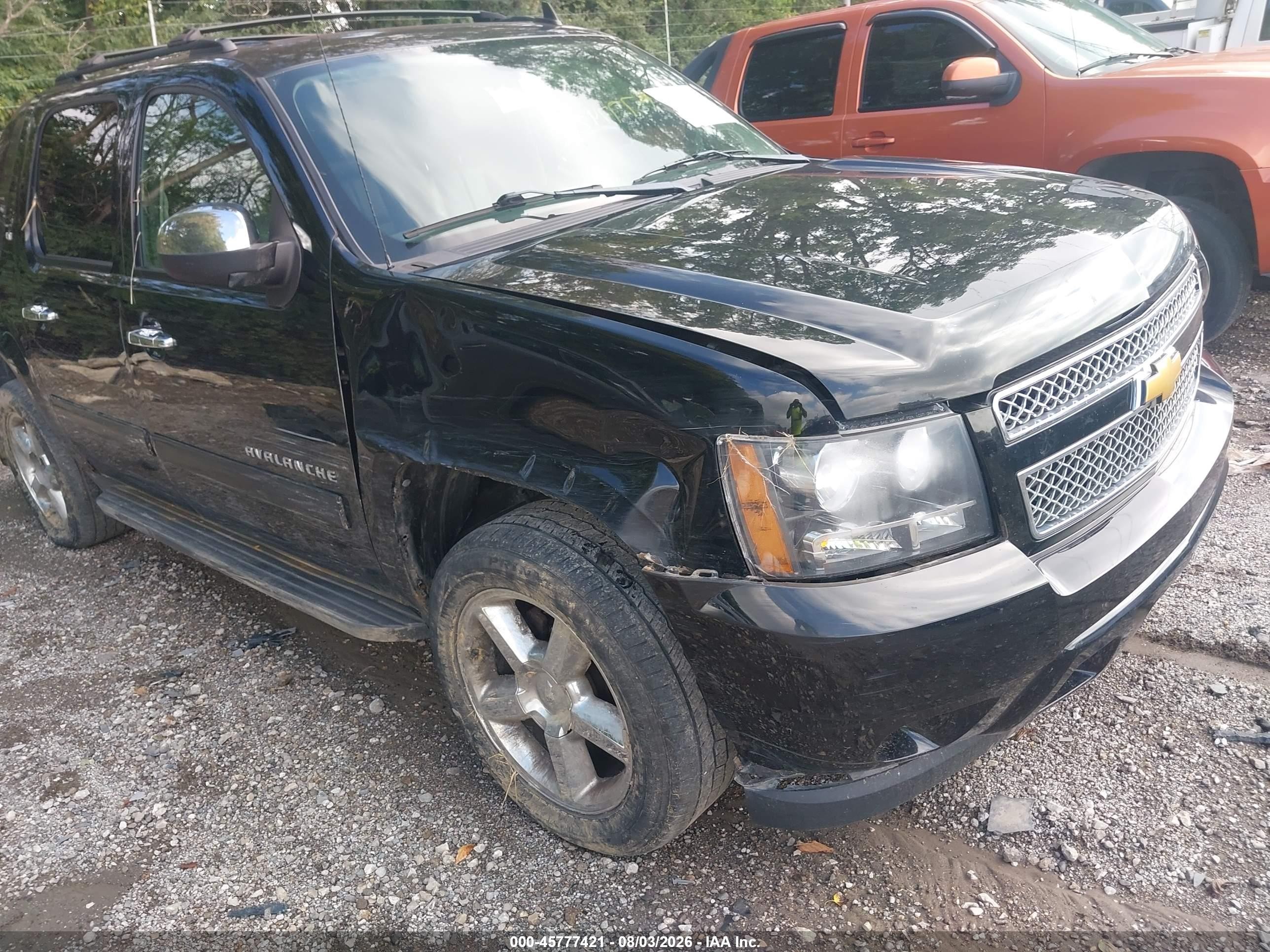 2012 Chevrolet Avalanche Lt Черный vin: 3GNTKFE74CG224251