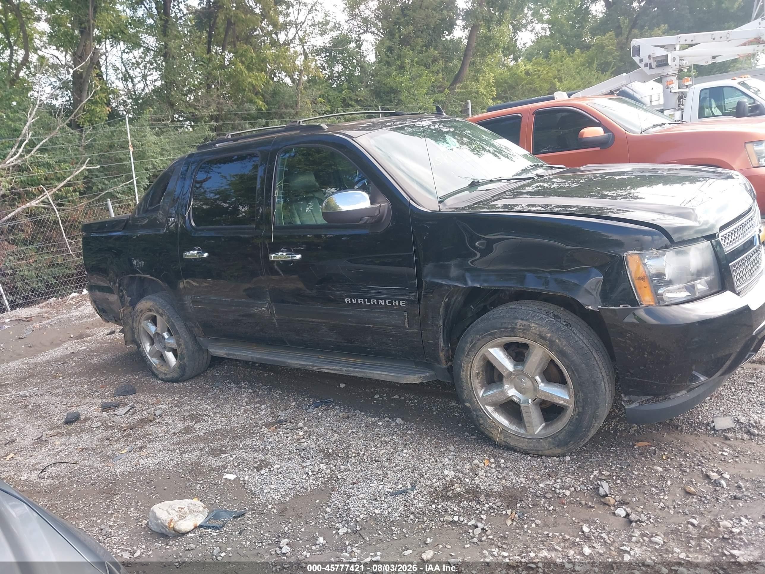 2012 Chevrolet Avalanche Lt Черный vin: 3GNTKFE74CG224251