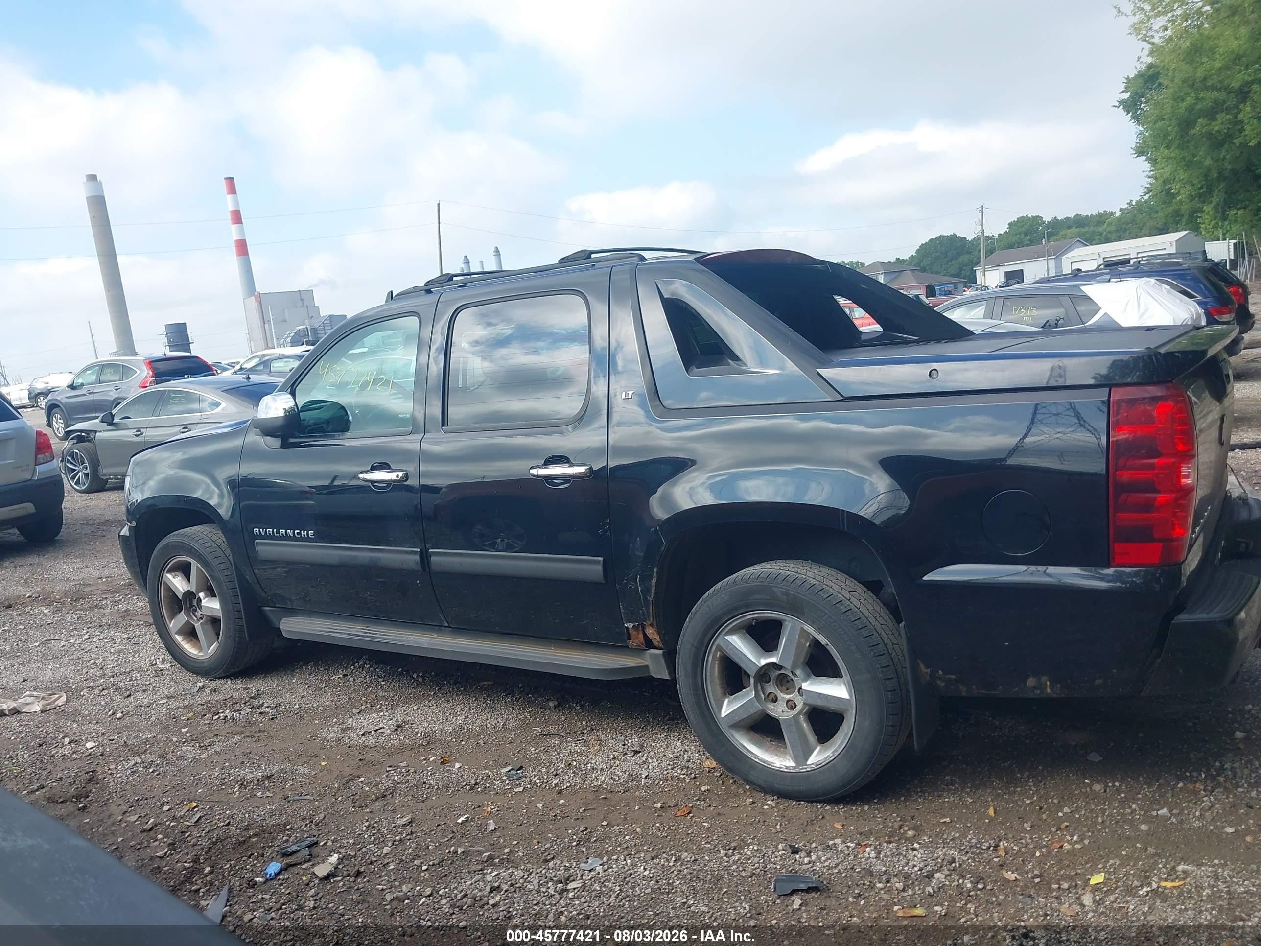 2012 Chevrolet Avalanche Lt Черный vin: 3GNTKFE74CG224251