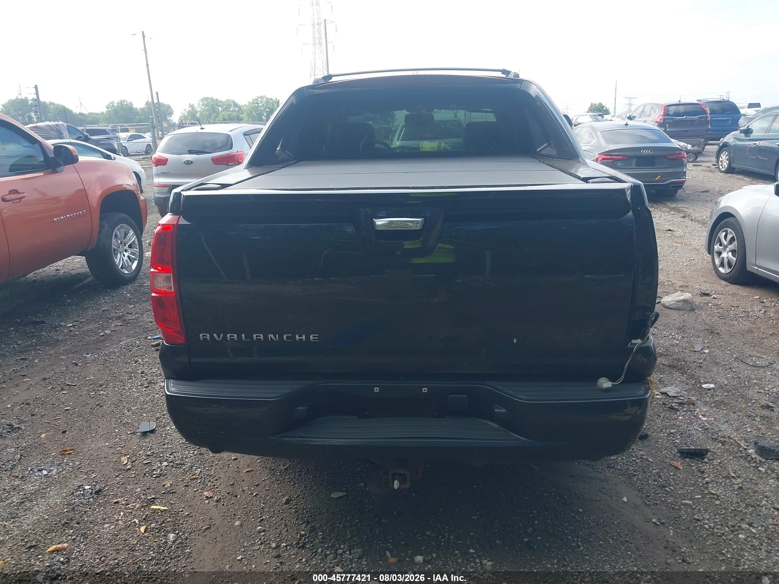 2012 Chevrolet Avalanche Lt Черный vin: 3GNTKFE74CG224251