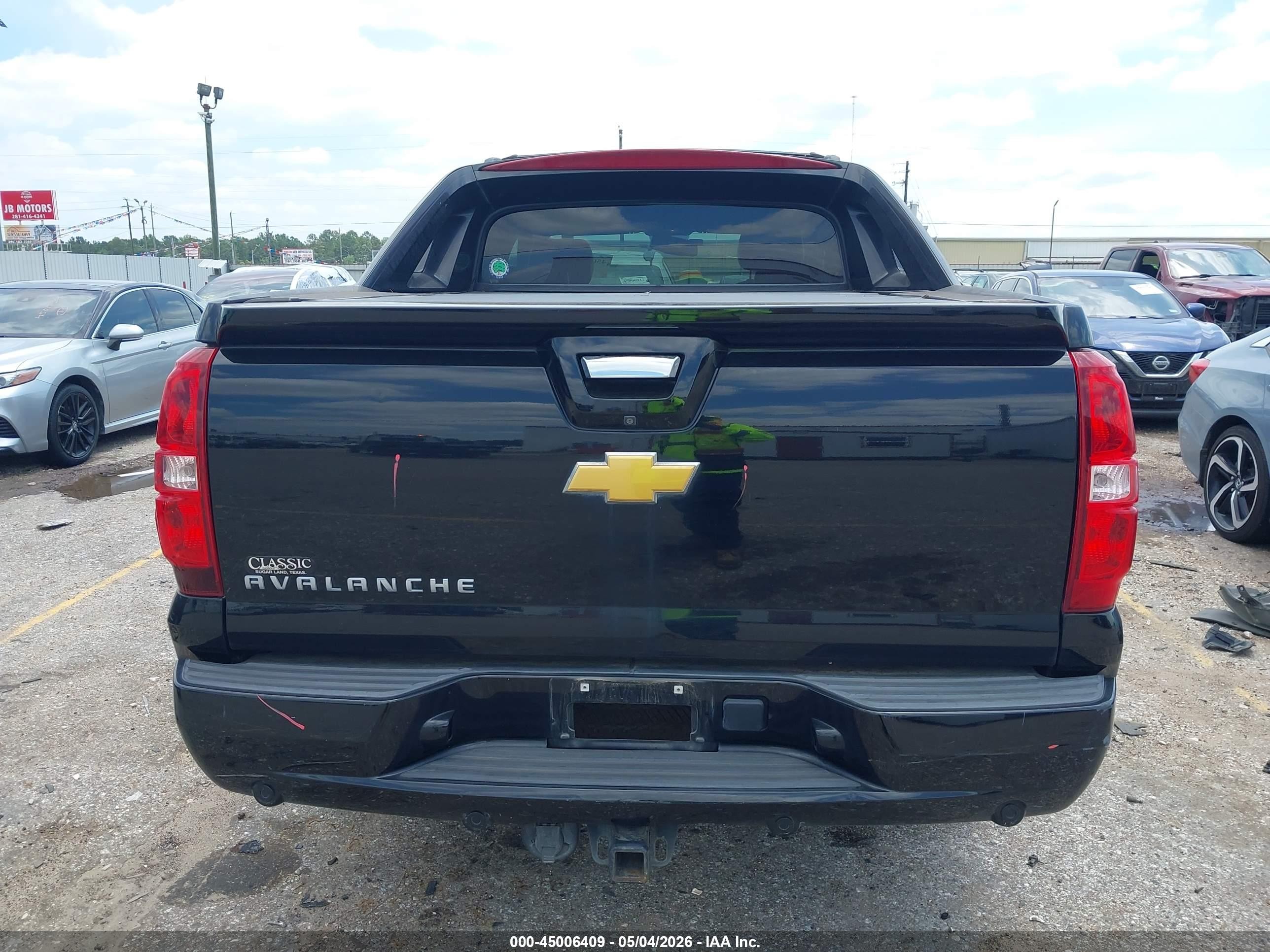 2012 Chevrolet Avalanche 1500 Lt1 Black vin: 3GNTKFE75CG311656