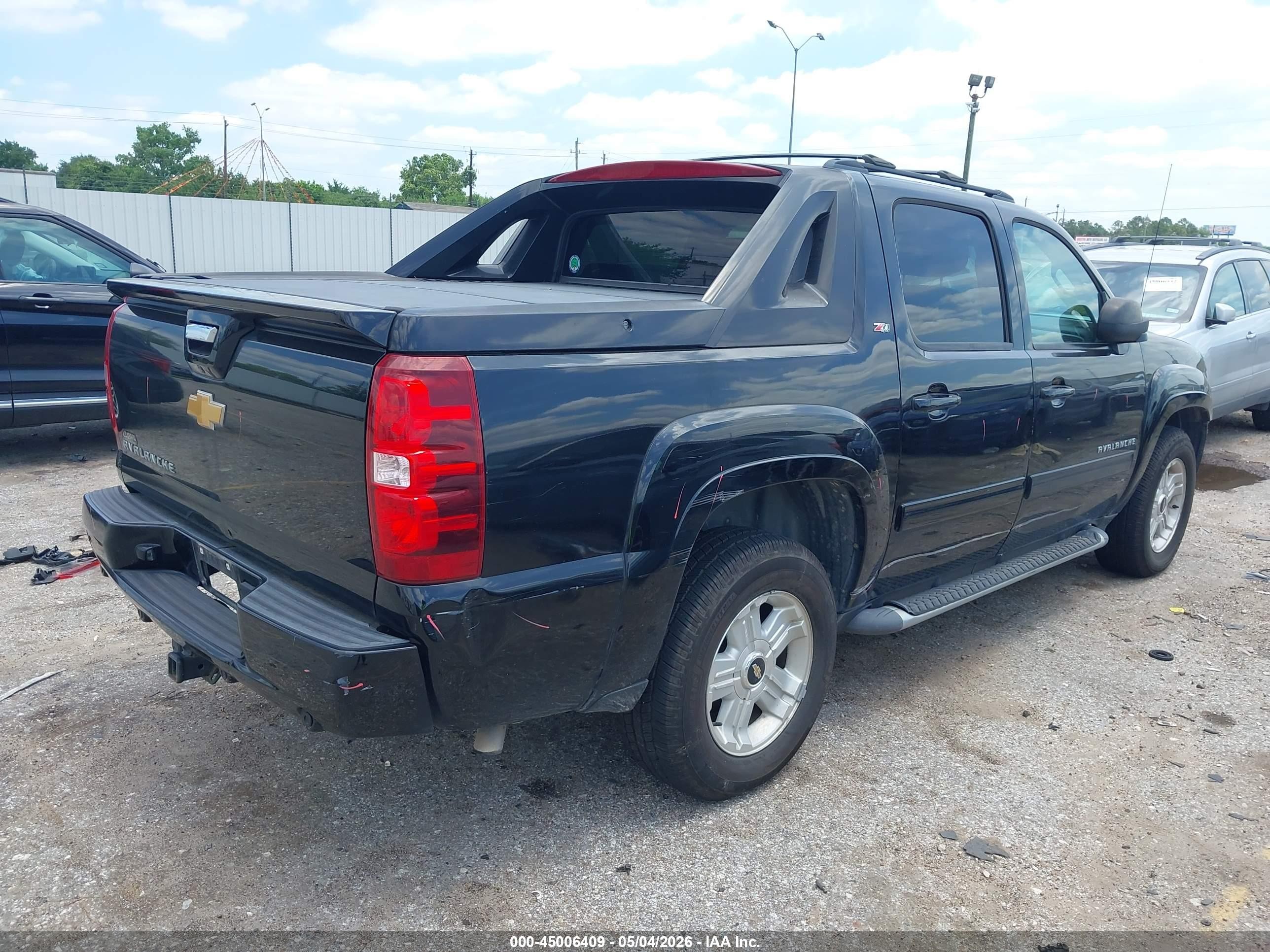 2012 Chevrolet Avalanche 1500 Lt1 Black vin: 3GNTKFE75CG311656