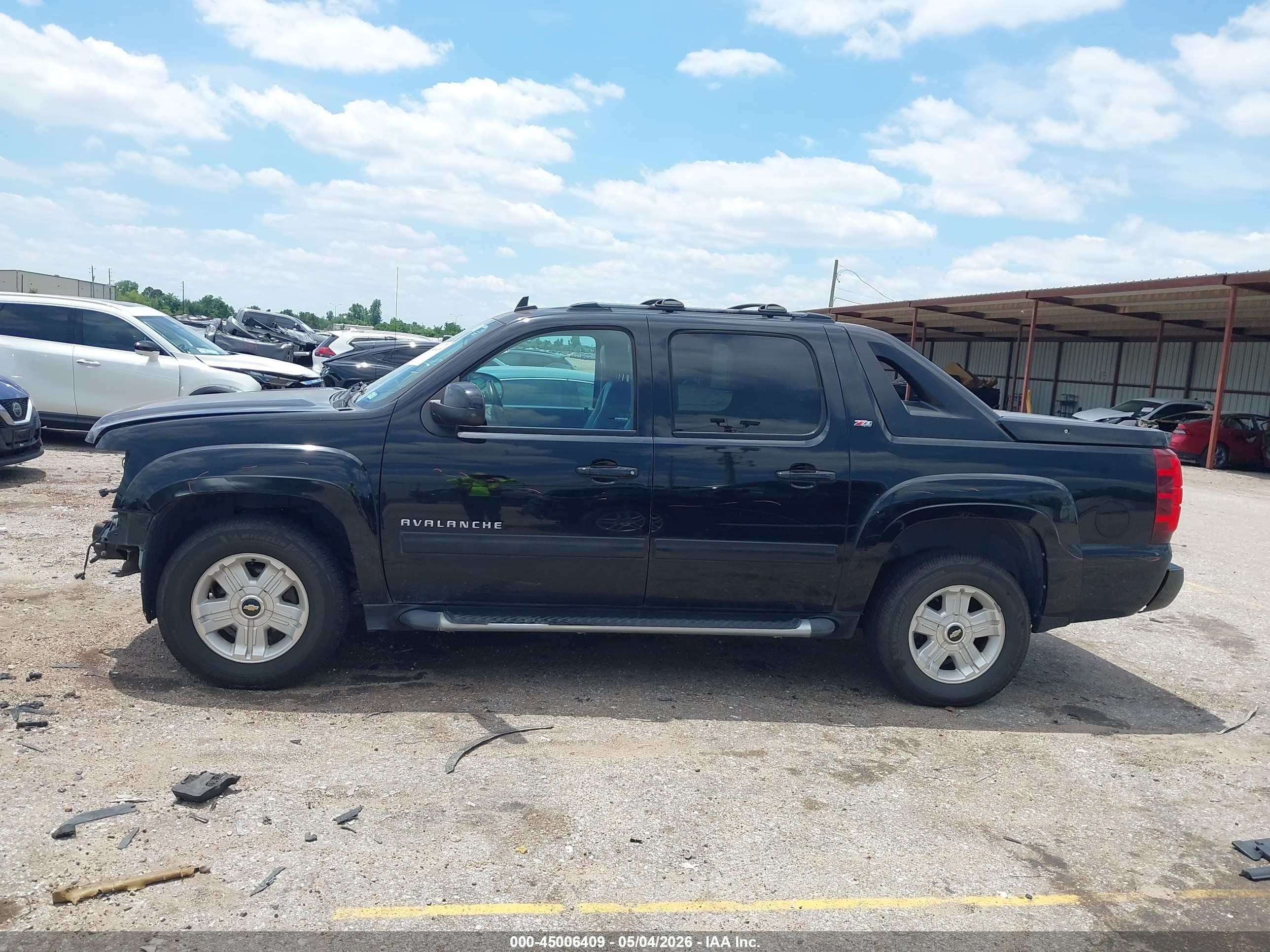 2012 Chevrolet Avalanche 1500 Lt1 Black vin: 3GNTKFE75CG311656
