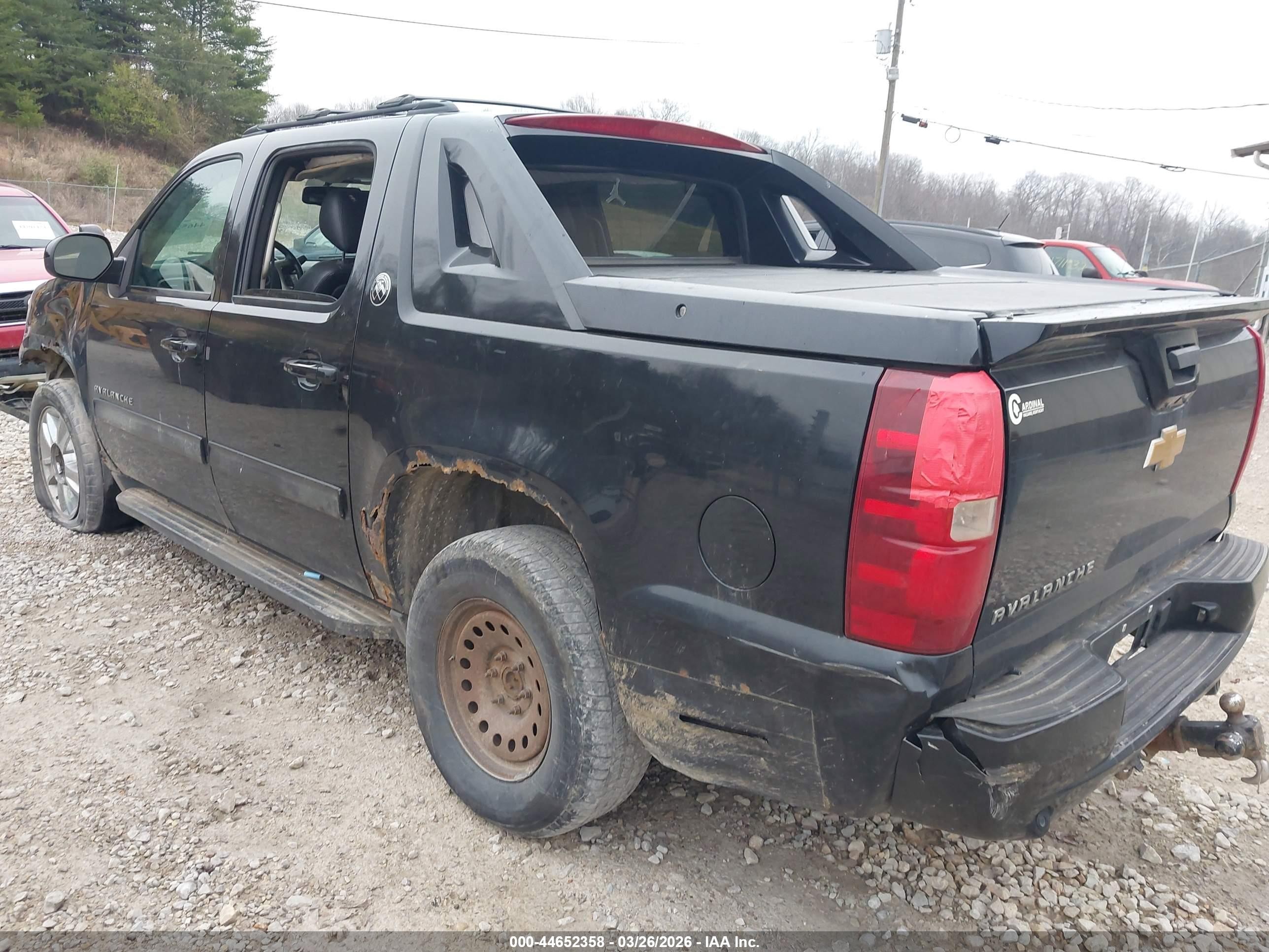 2013 Chevrolet Avalanche Lt Black vin: 3GNTKFE76DG191402