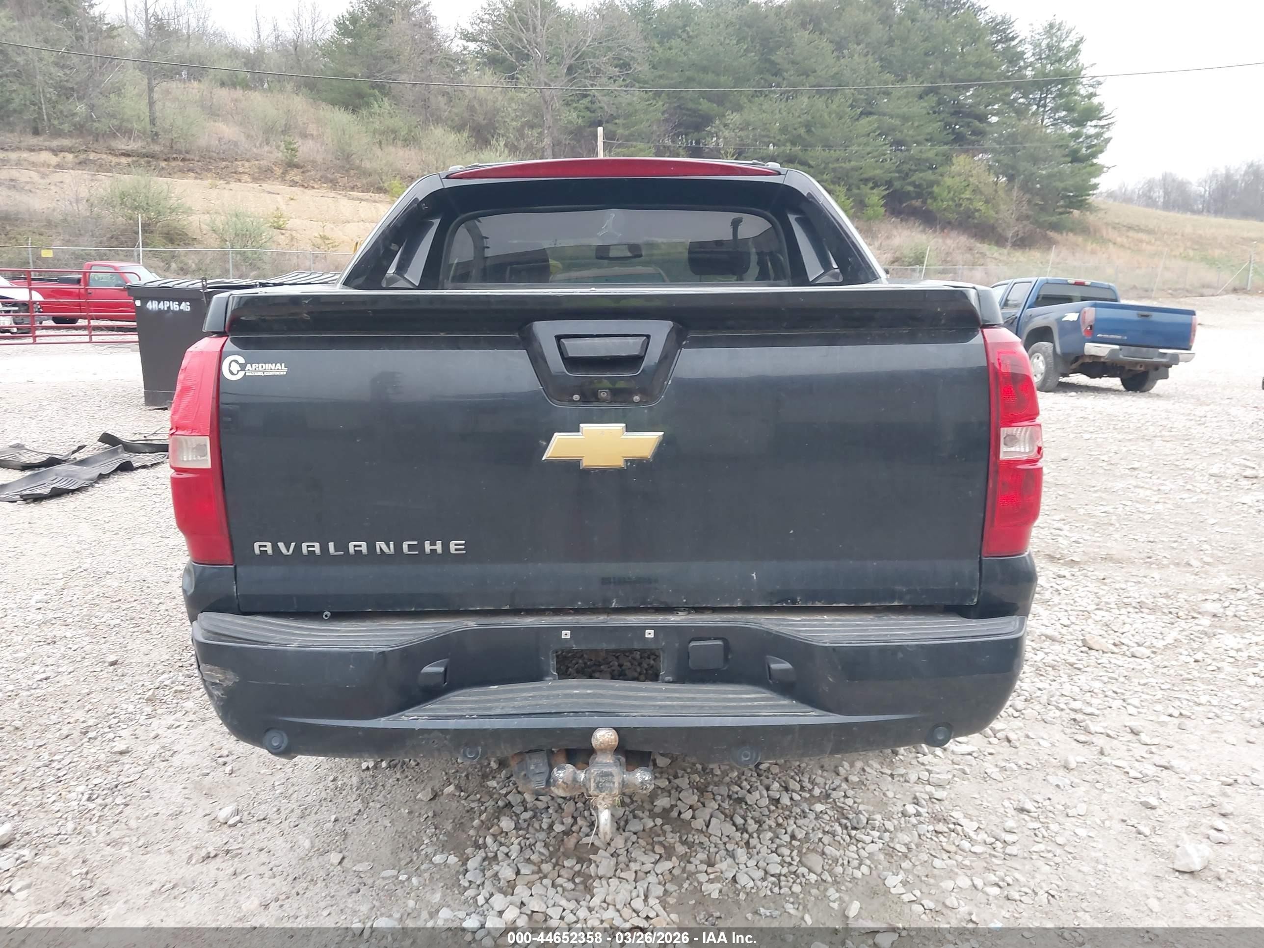 2013 Chevrolet Avalanche Lt Black vin: 3GNTKFE76DG191402