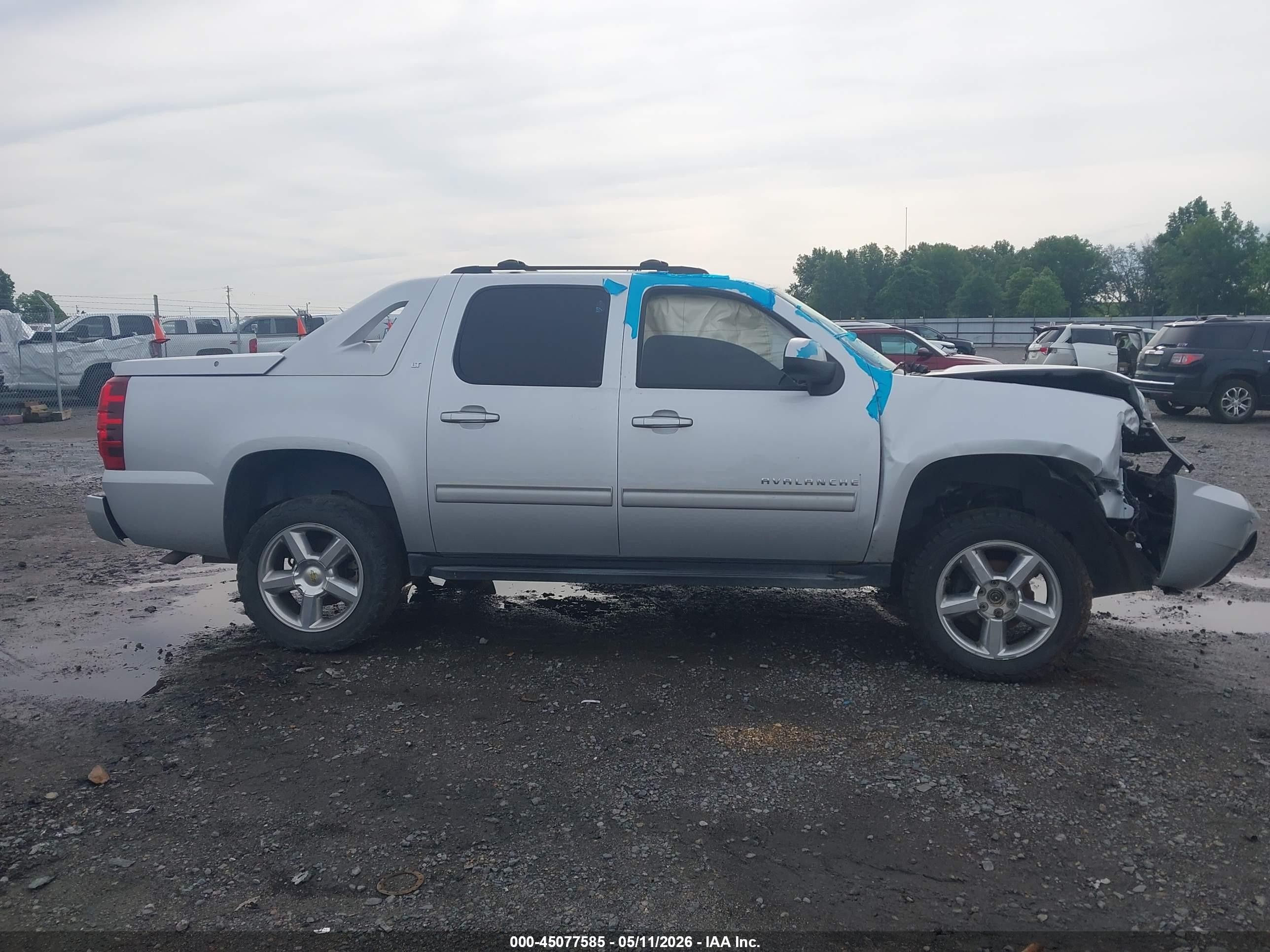 2012 Chevrolet Avalanche 1500 Lt1 Silver vin: 3GNTKFE78CG182599