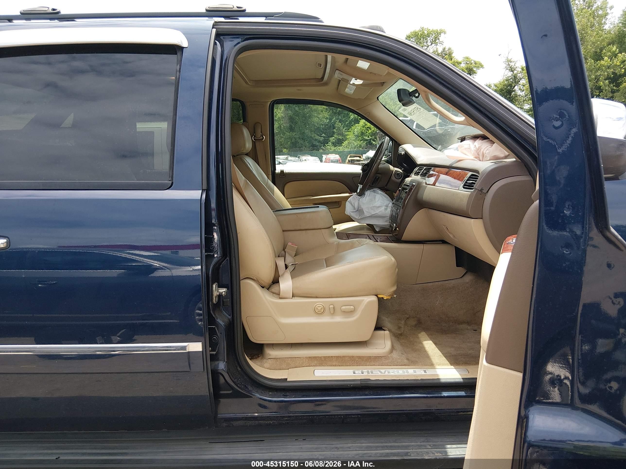 2011 Chevrolet Avalanche 1500 Ltz Blue vin: 3GNTKGE33BG258716